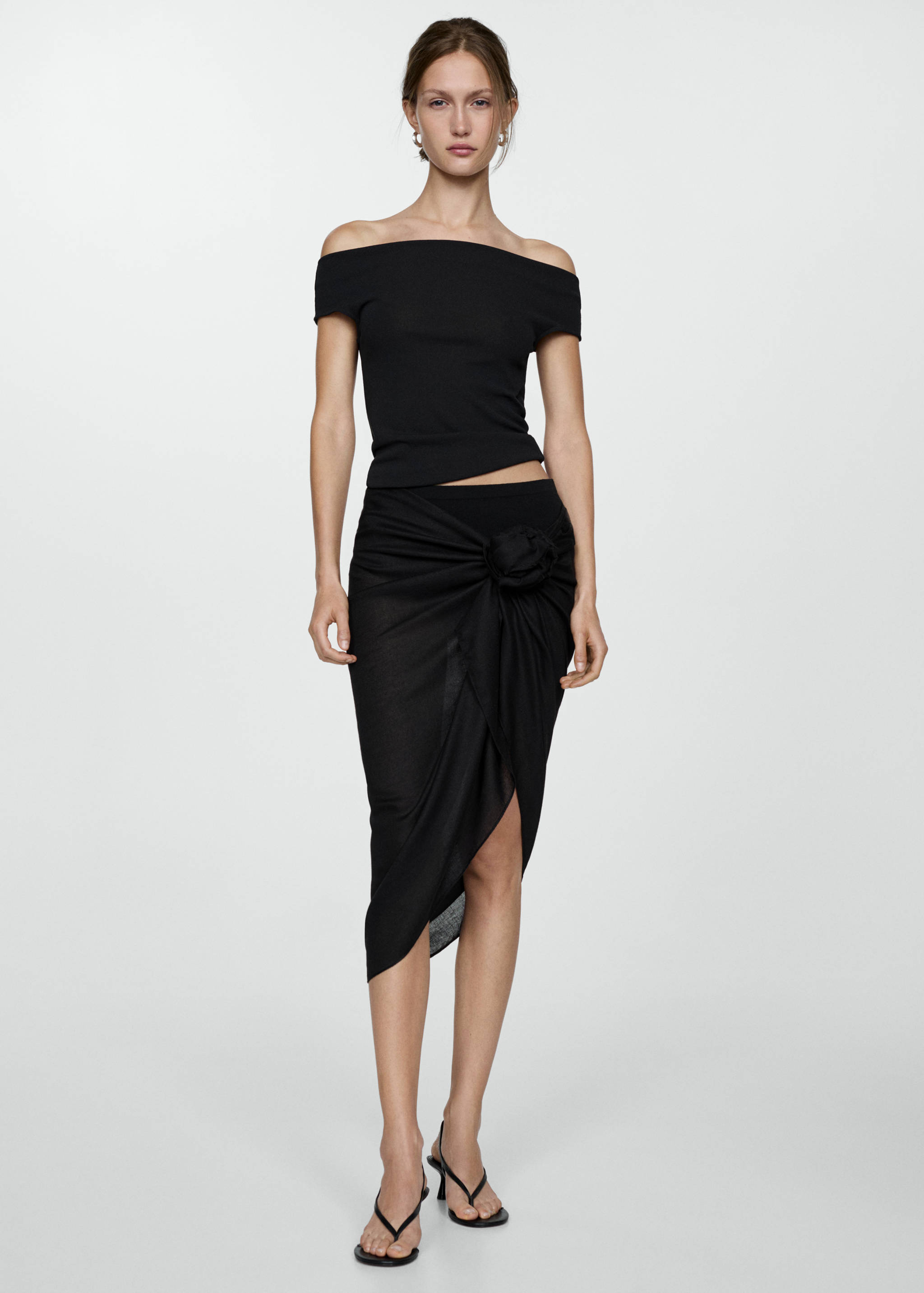 Kitten heel sandals - General plane