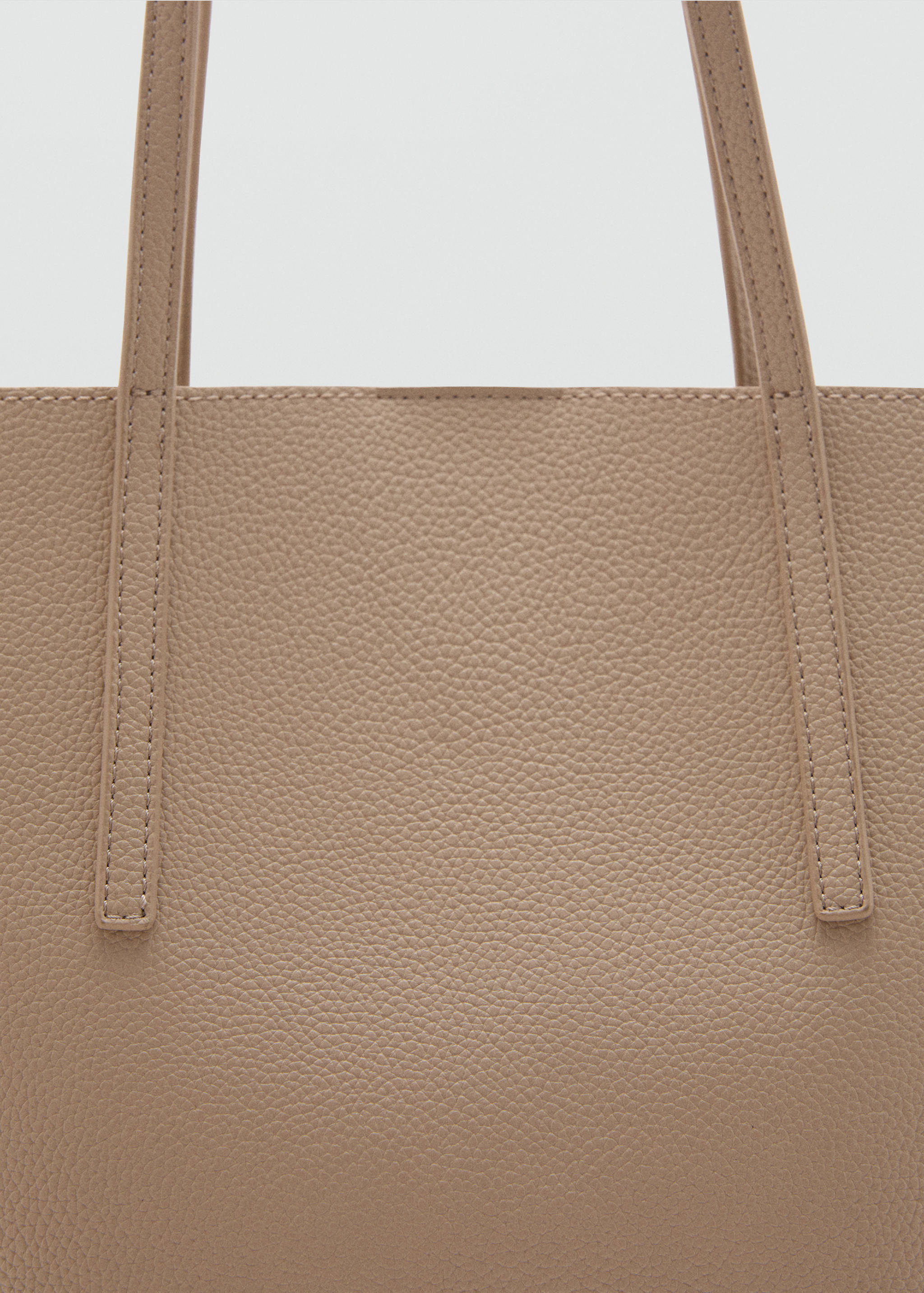 Pebbled effect shopper bag - Details of the article 1