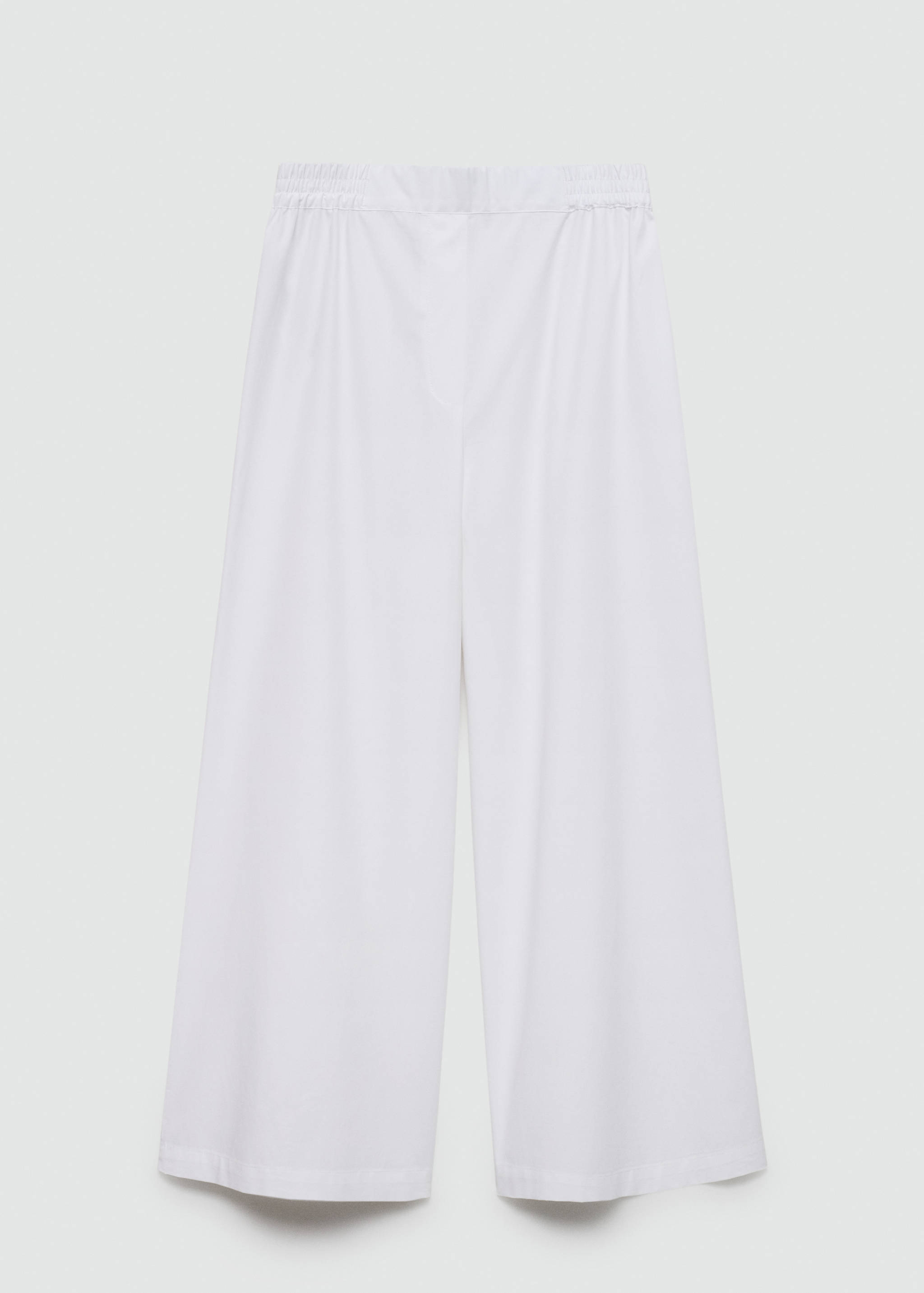 Cotton wide leg trousers - Article without model