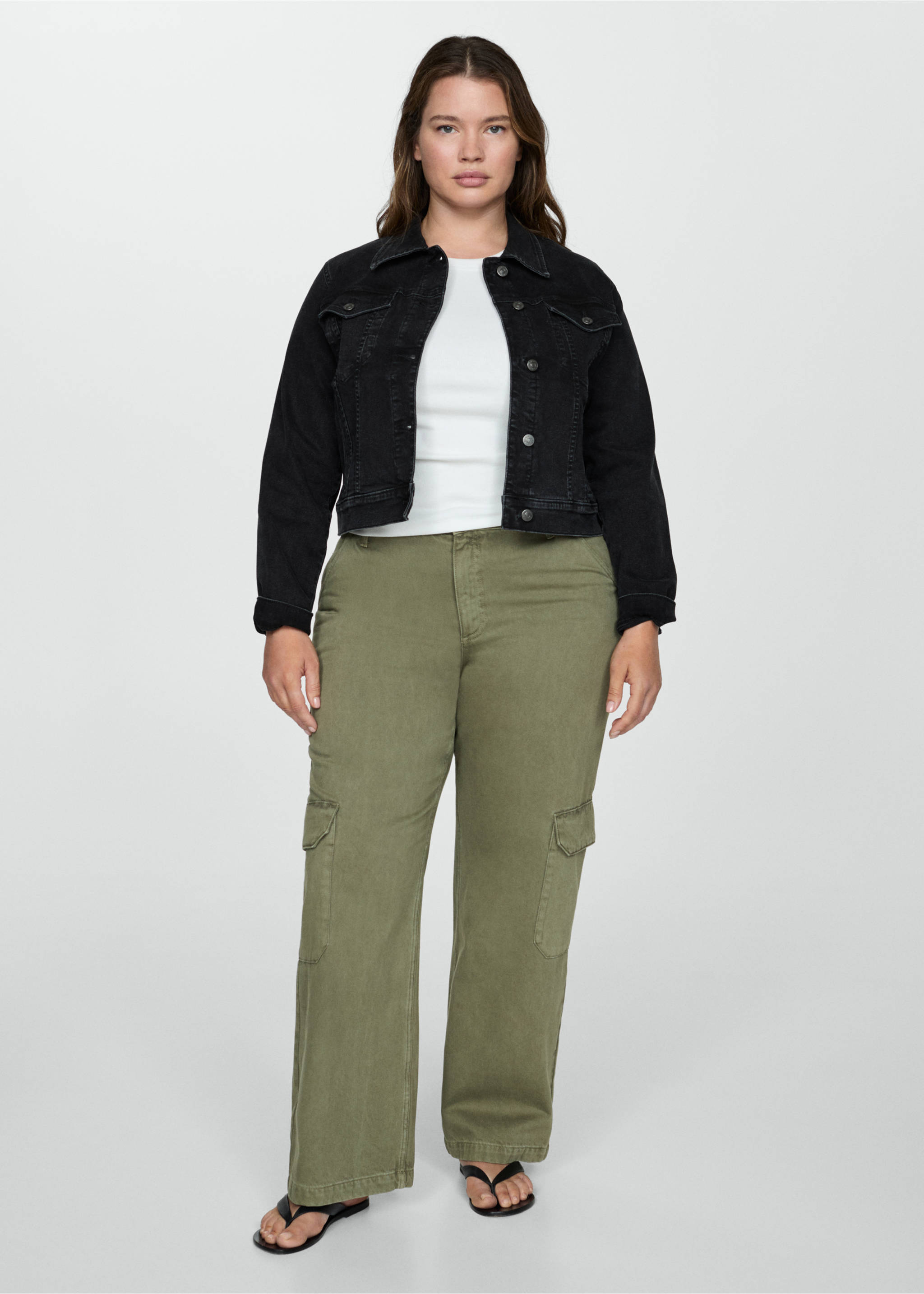 Blouson jean poches - Détail de l'article 3, Black denim. Ref: 77010283-00.