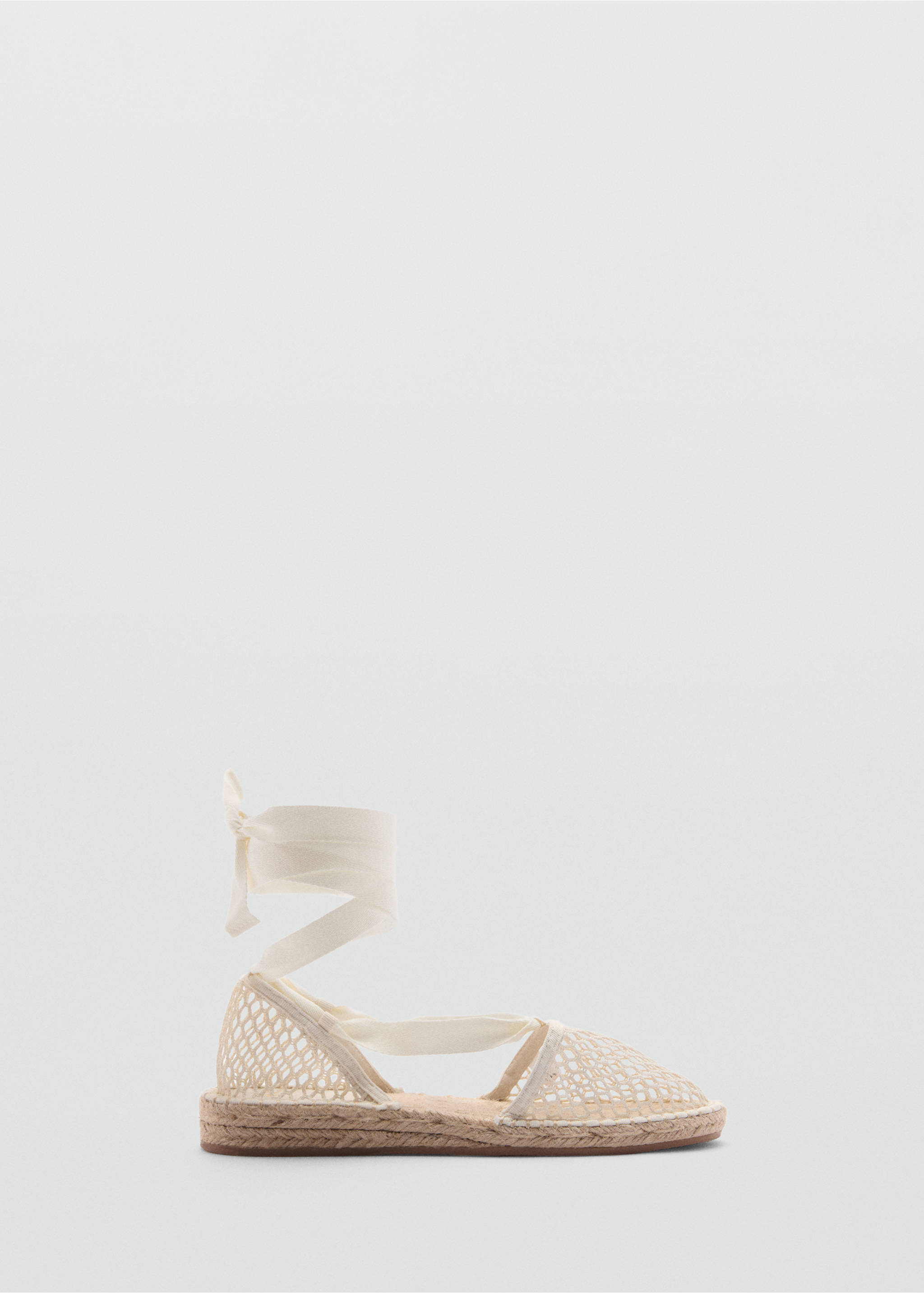 Ażurowe espadryle - Artykuł bez modela/modelki, Kremowy / écru. Ref: 77010287-00.