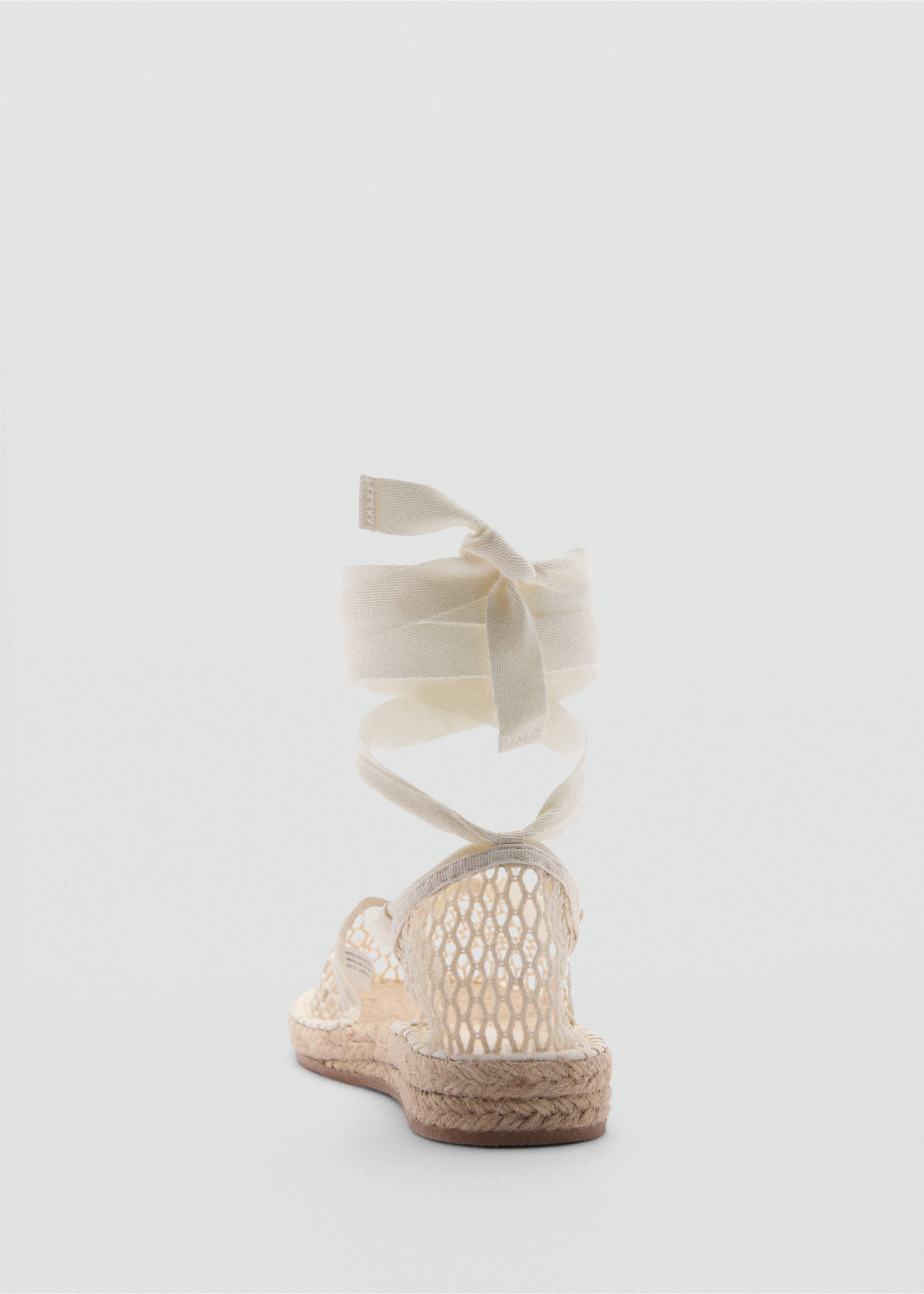 Ażurowe espadryle - Szczegóły artykułu 1, Kremowy / écru. Ref: 77010287-00.