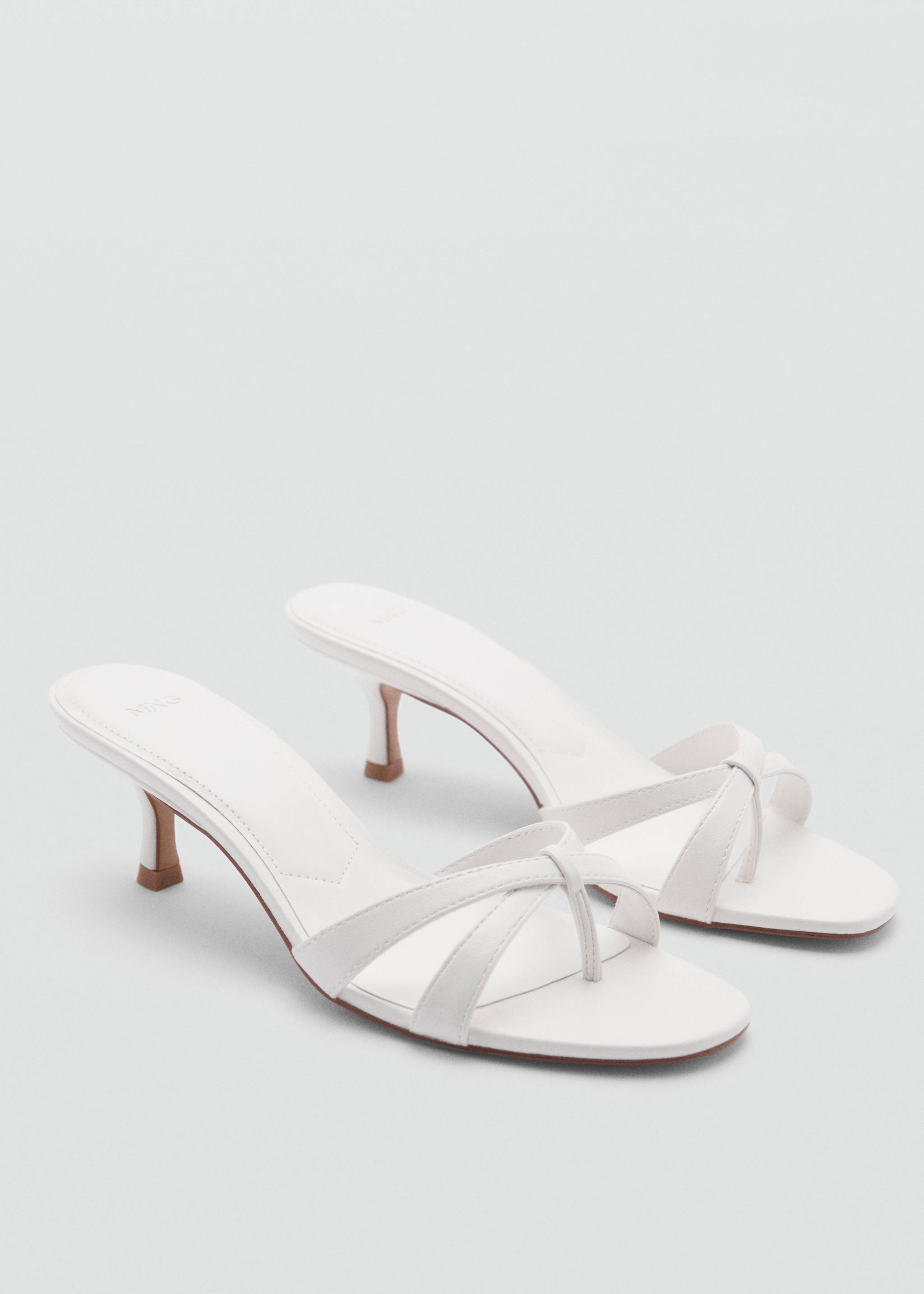 Strappy heeled sandals - Medium plane