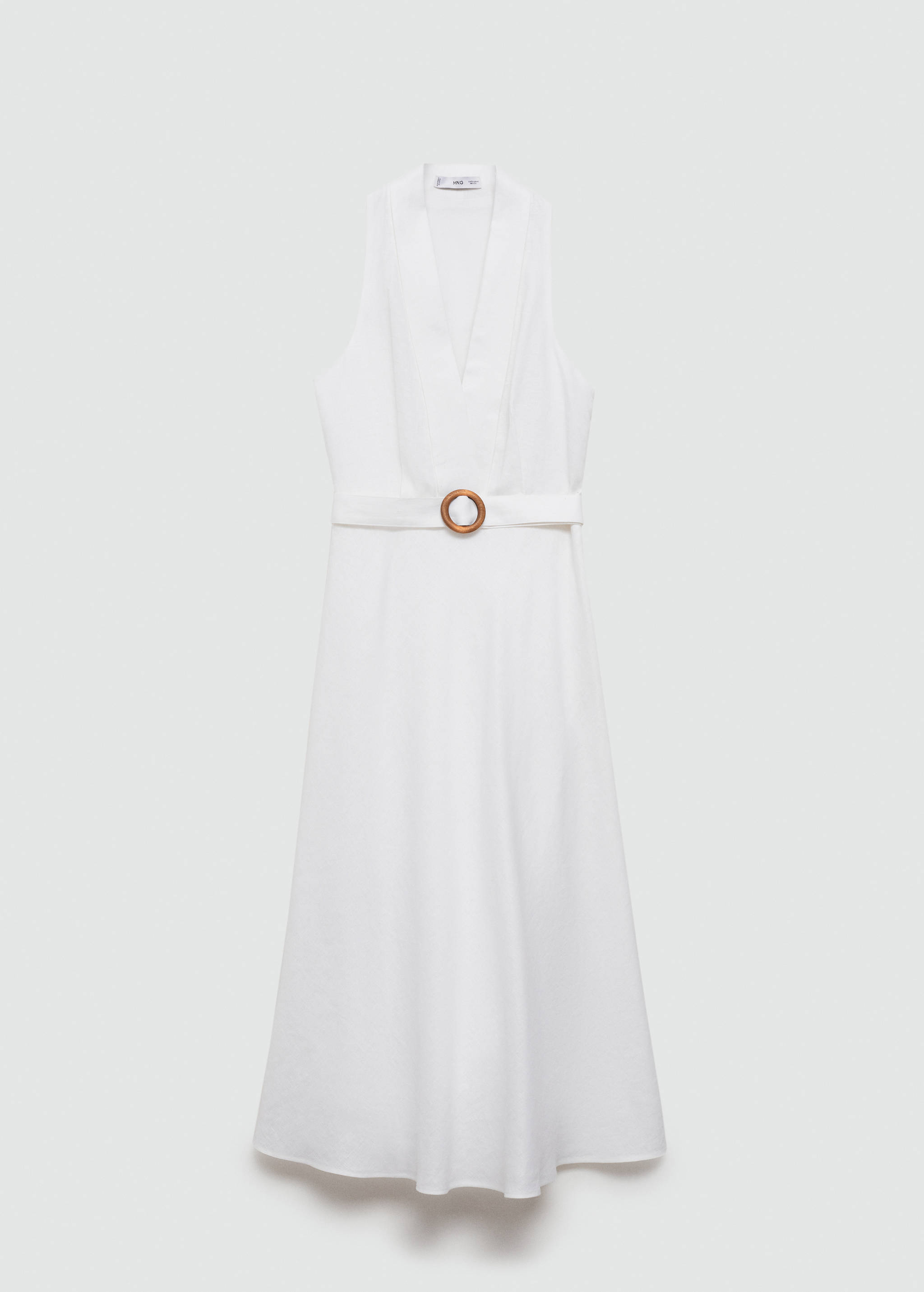 Vestido lino cinturón - Artículo sin modelo