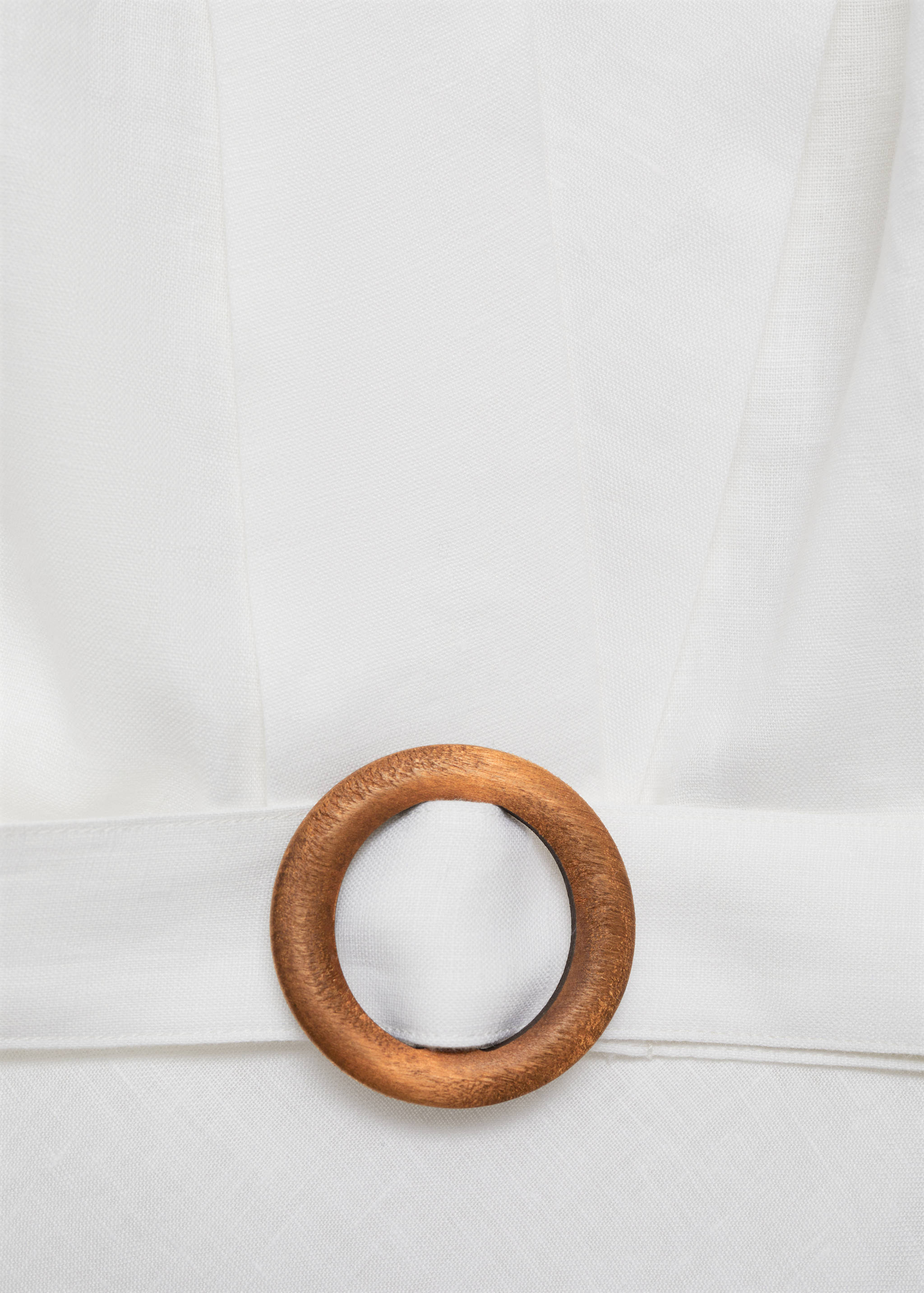 Vestido lino cinturón - Detalle del artículo 8