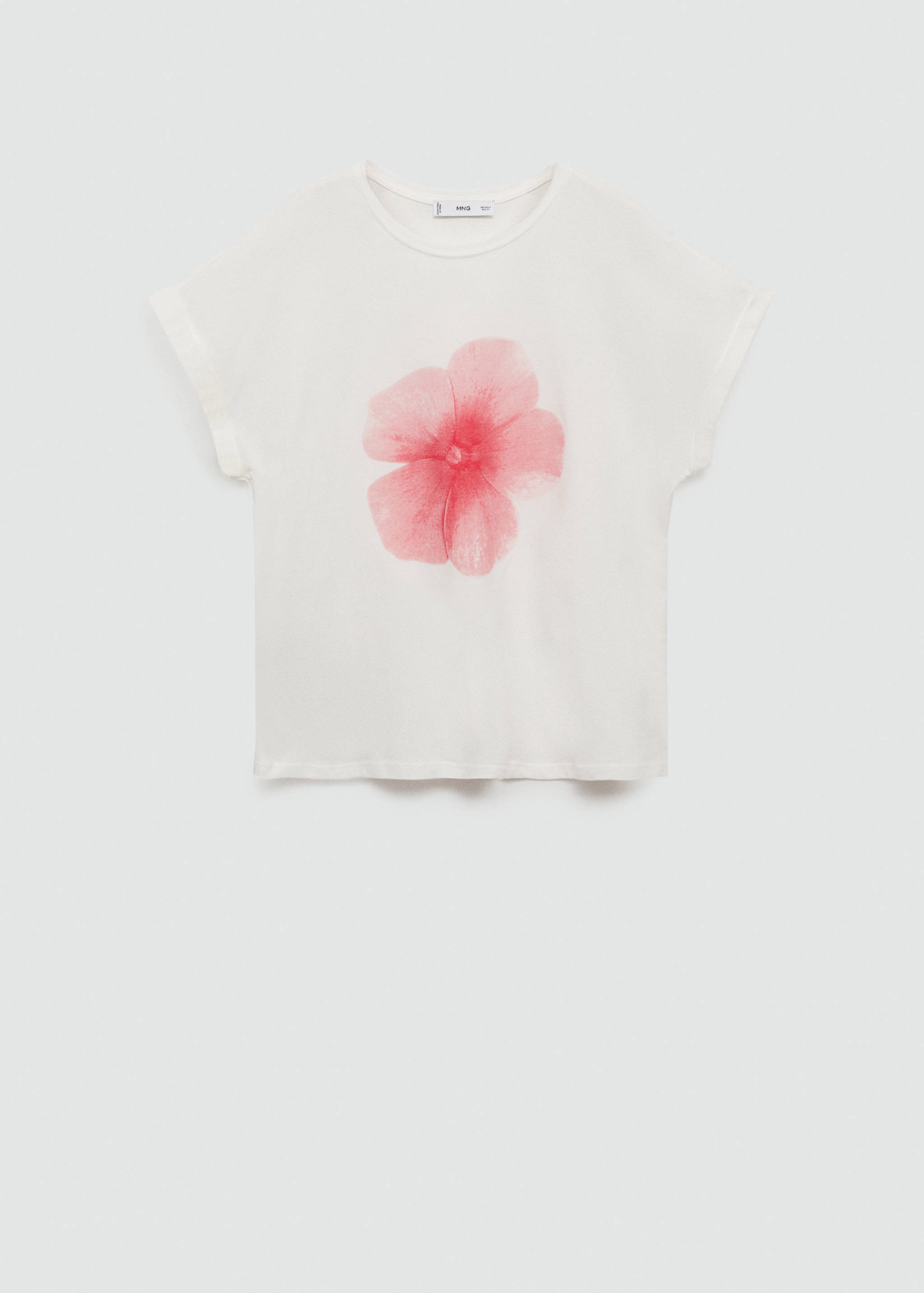 Printed cotton-blend T-shirt - Article without model