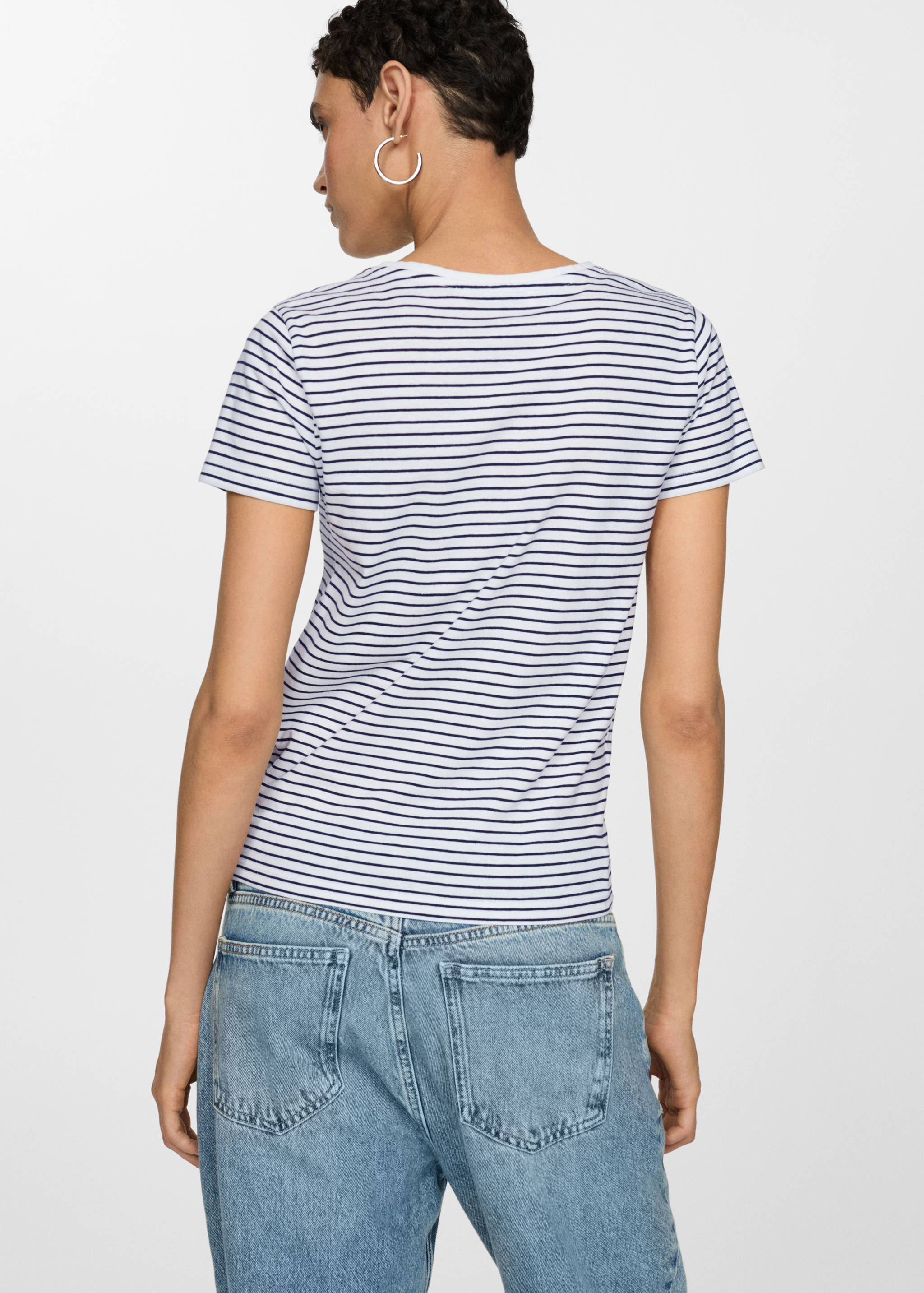 Striped logo T-shirt - Details of the article 1