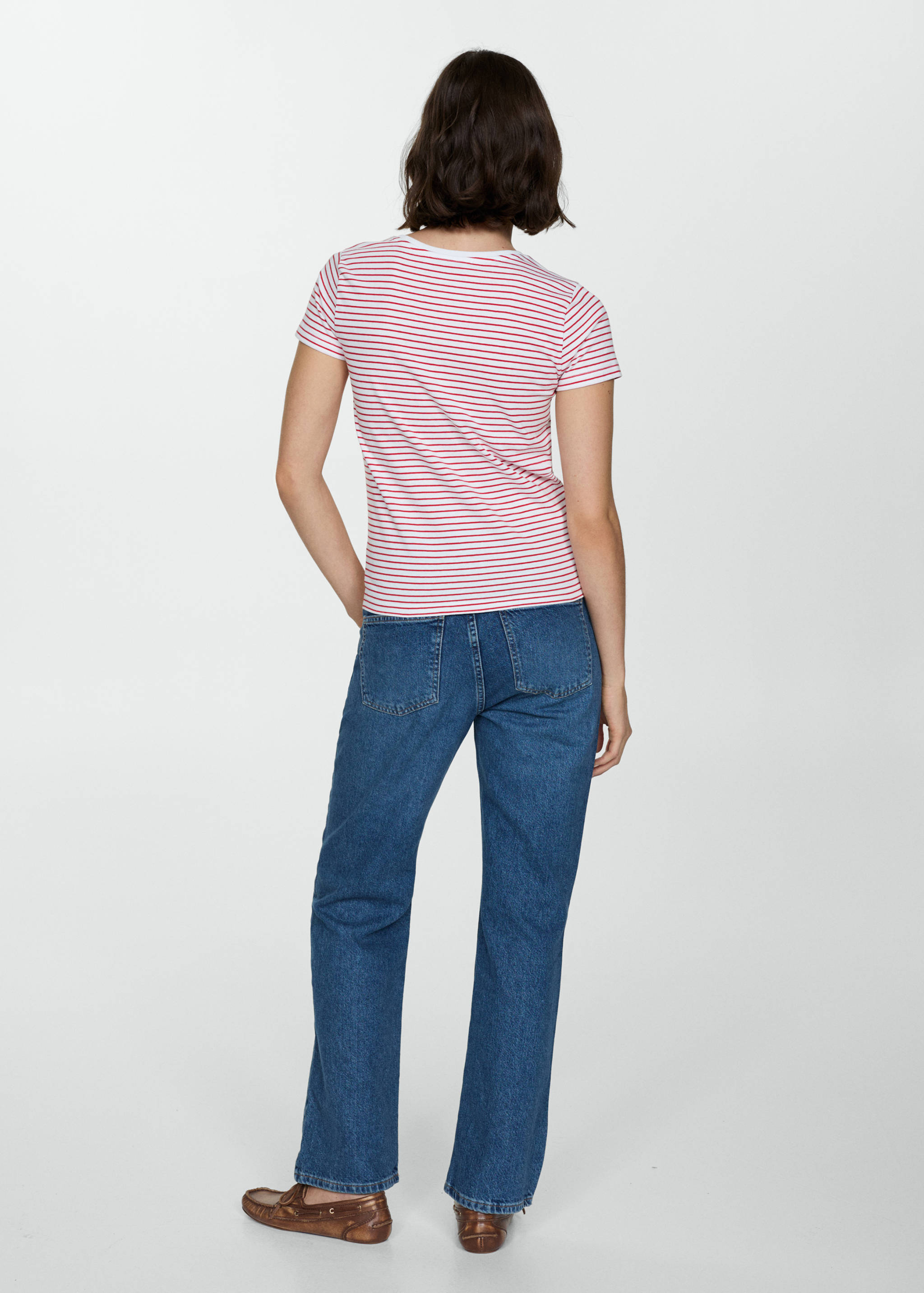 Striped logo T-shirt - Reverse of the article