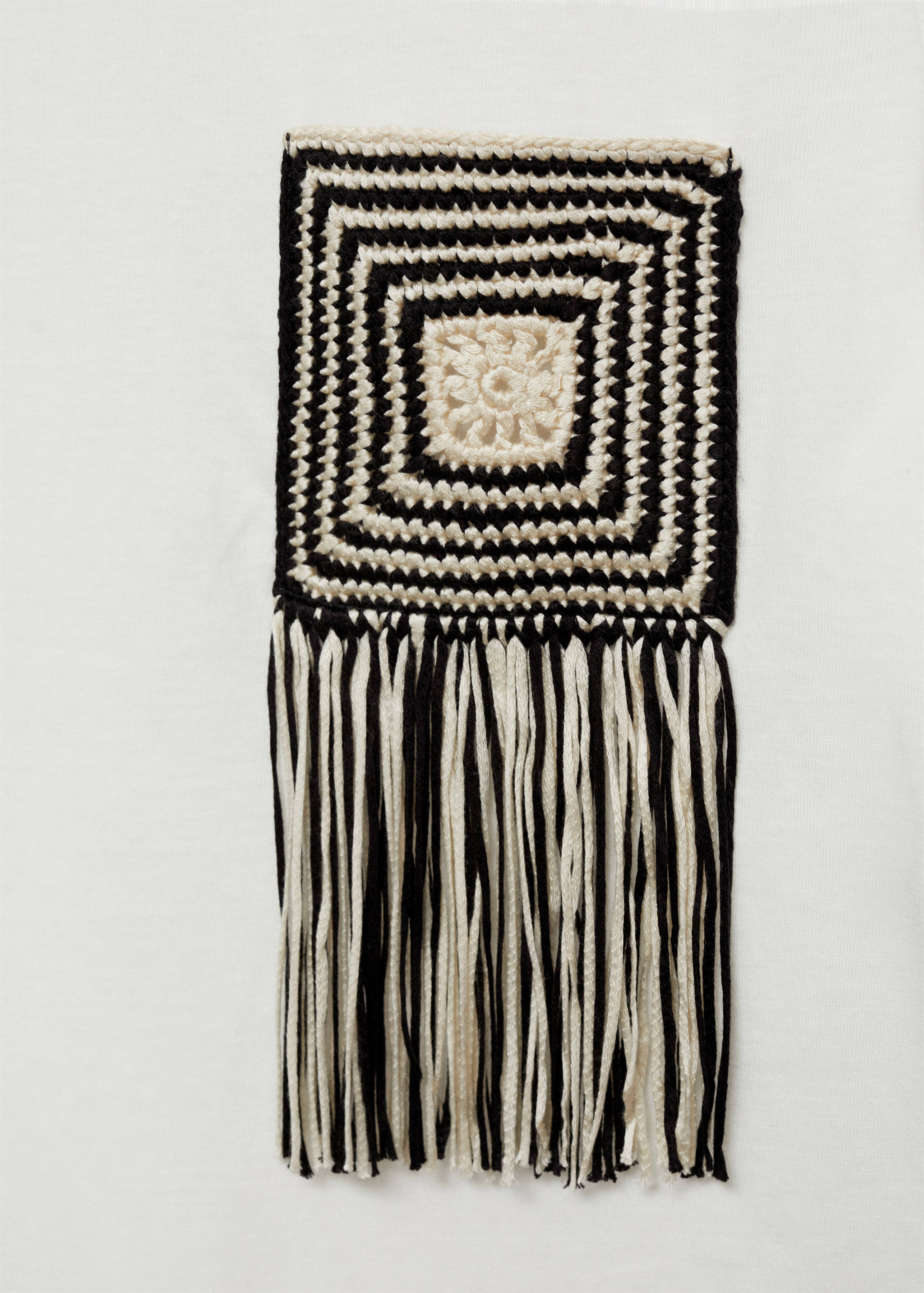 Crochet detail T-shirt - Details of the article 0