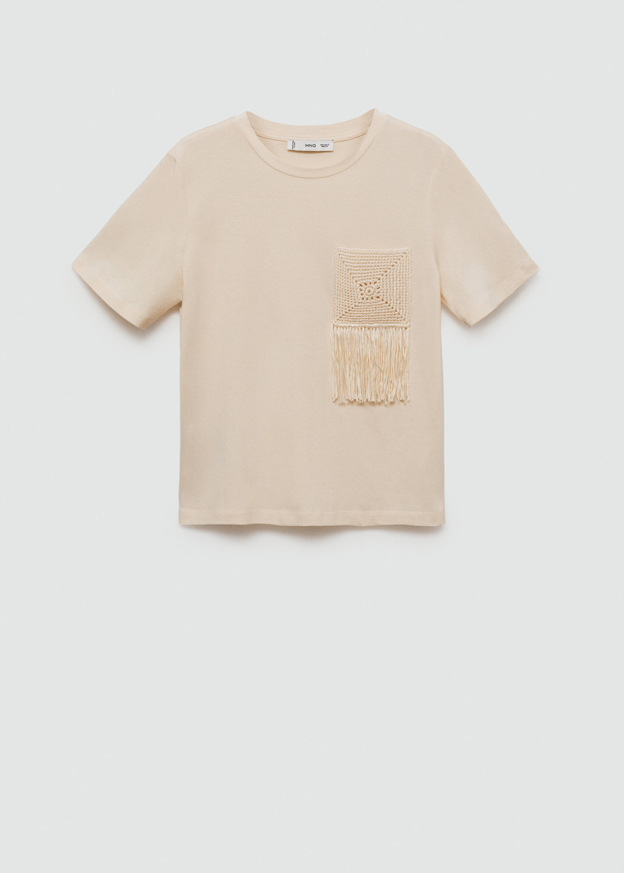 Crochet detail T-shirt - Article without model