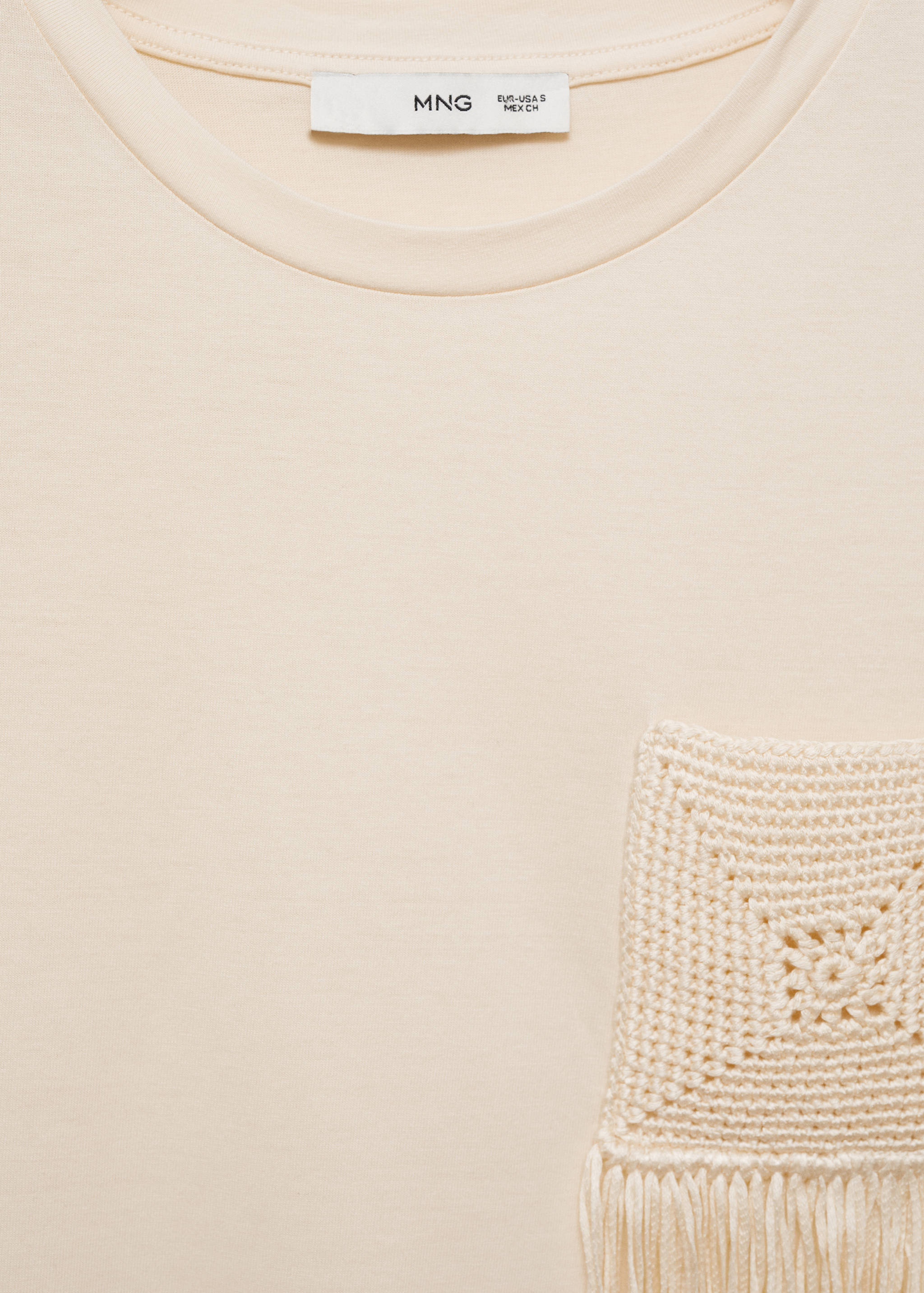 Crochet detail T-shirt - Details of the article 8