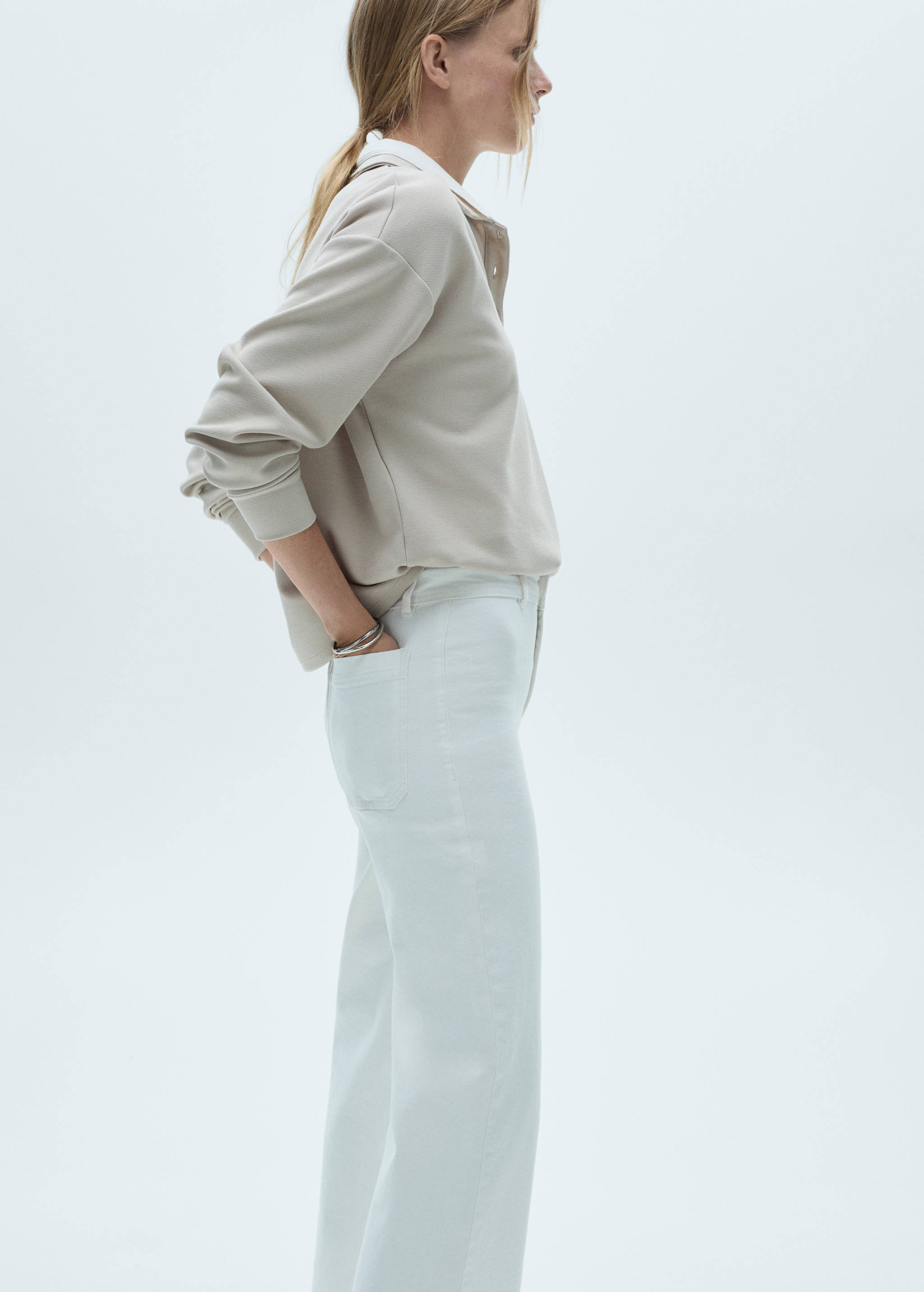 Catherin culotte high-rise jeans - Medium plane