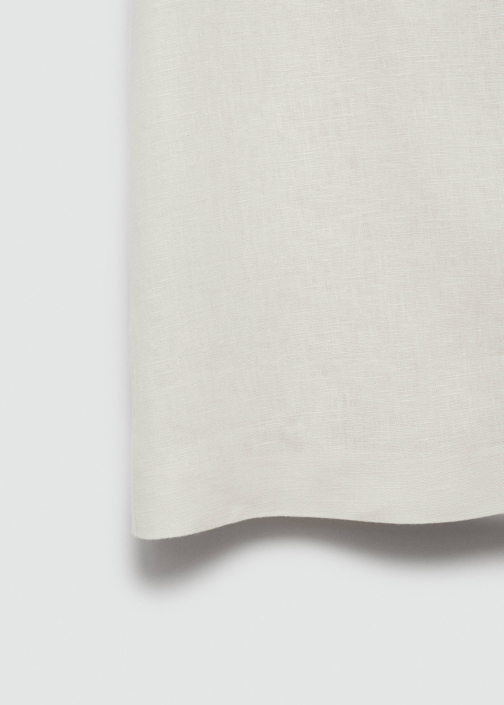 Leinenkleid mit Kontrastdetails - Detail des Artikels 0