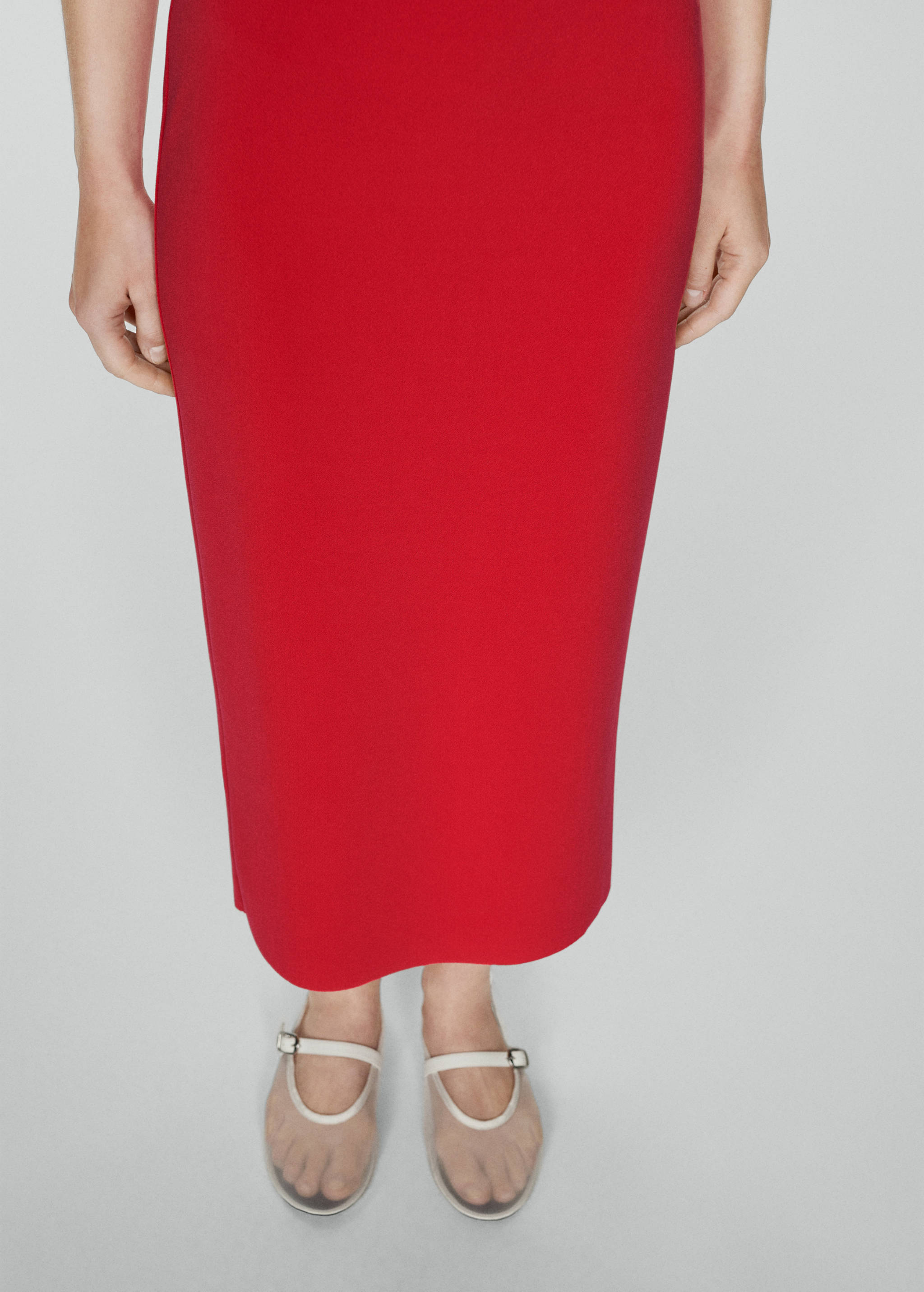 Midi-dress with straps - Details of the article 6