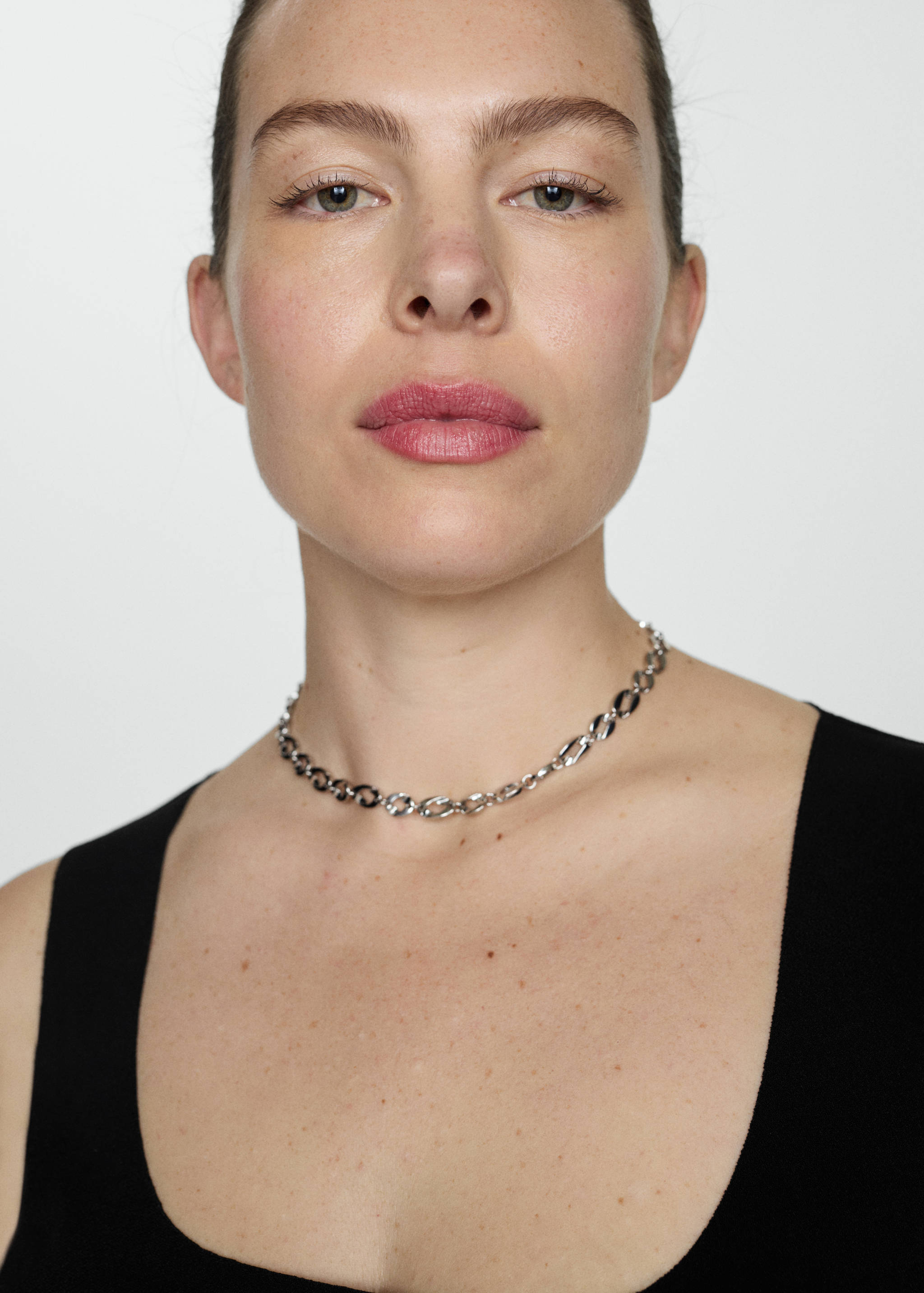 Vestido midi com alças - Pormenor do artigo 4