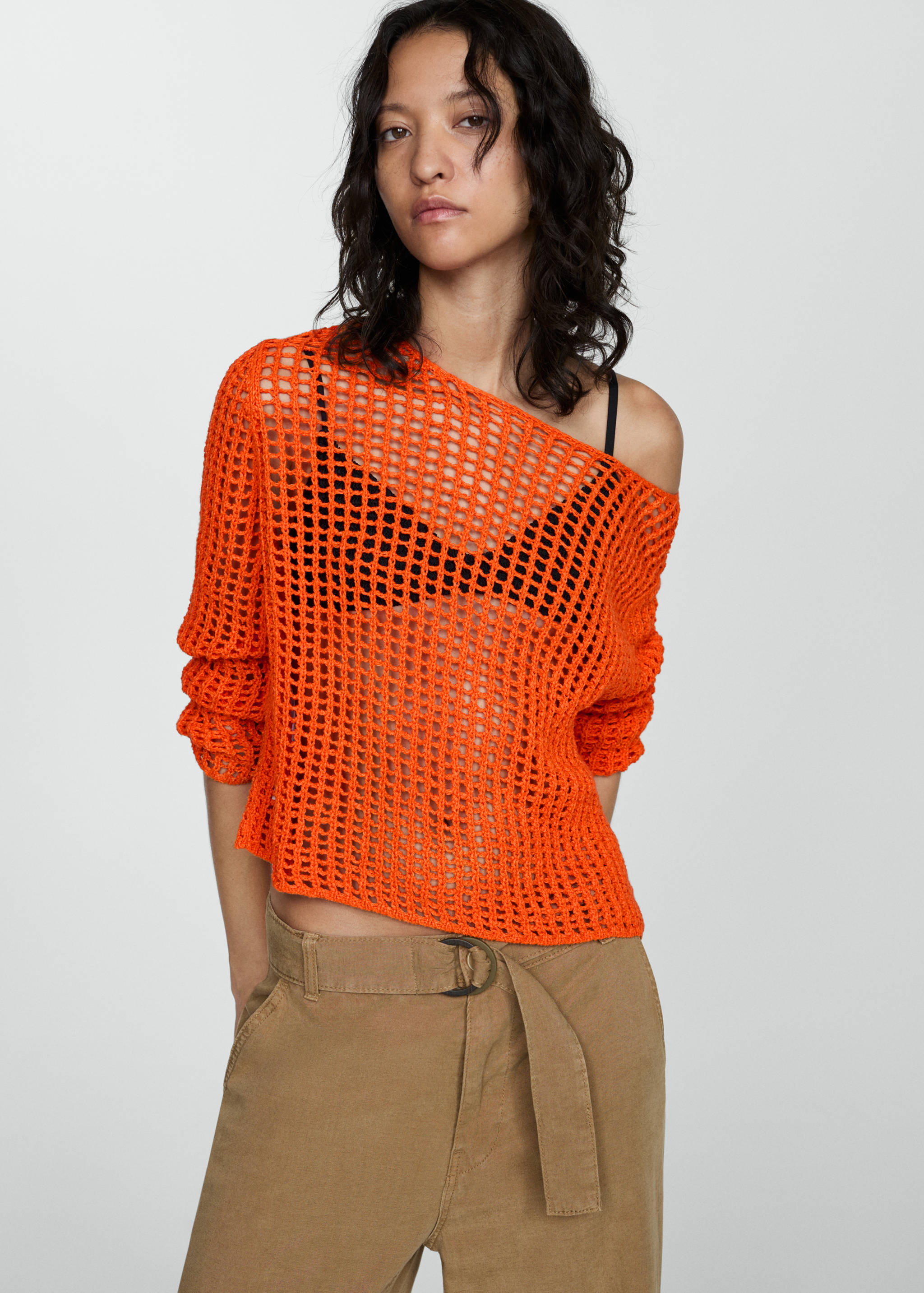 Jersey punto calado - Plano medio