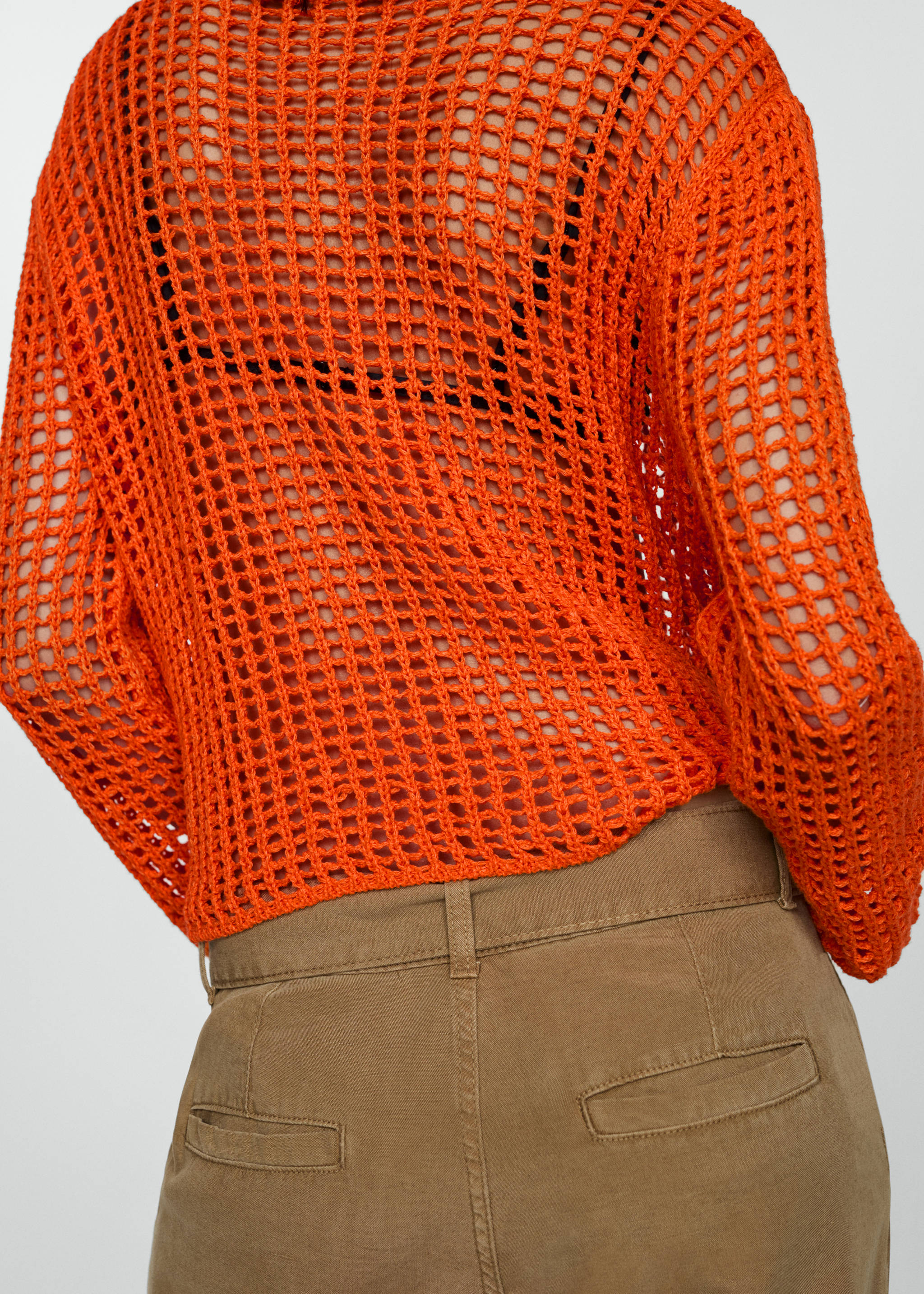 Jersey punto calado - Reverso del artículo