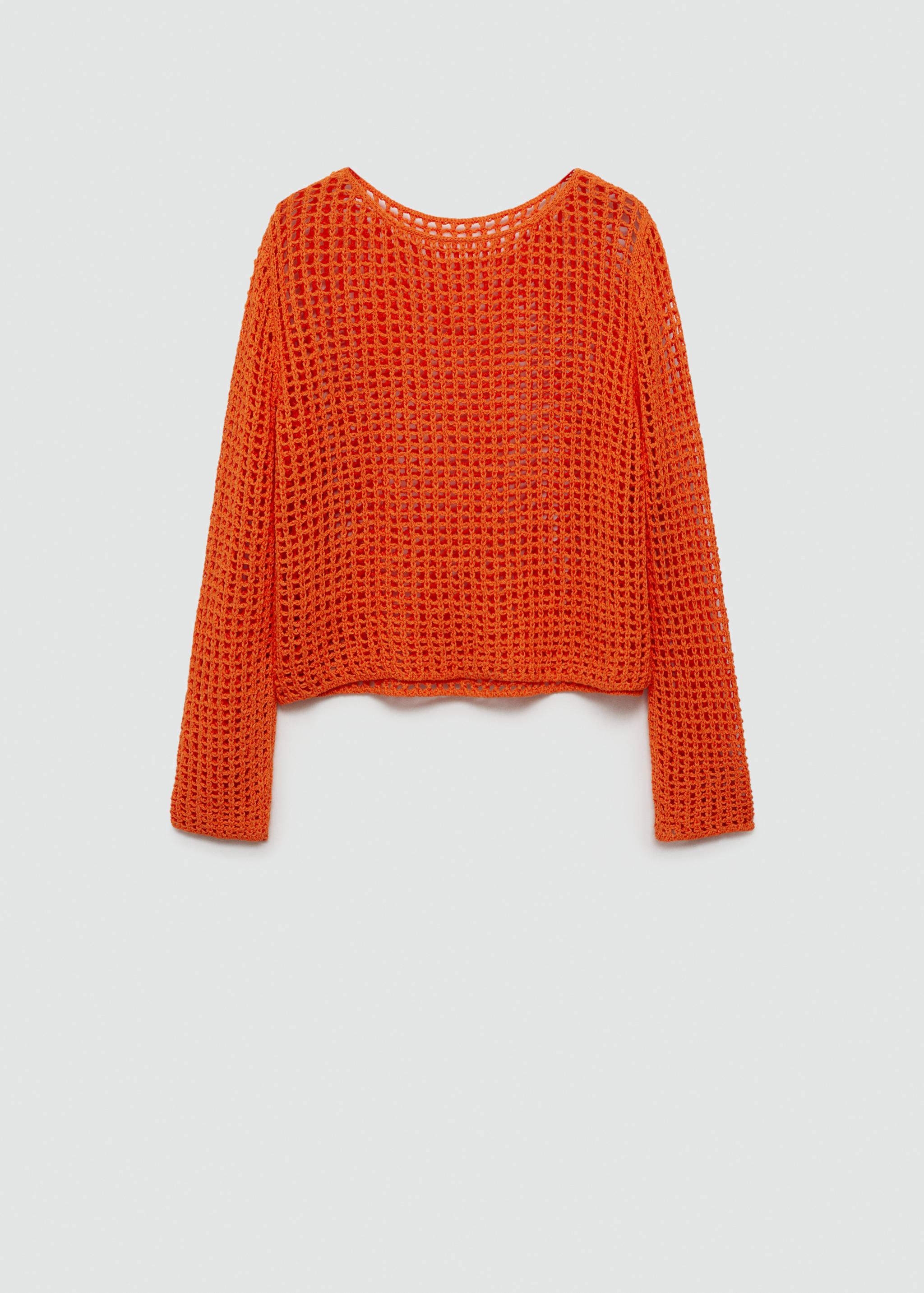 Pullover maglia traforata - Articolo senza modello