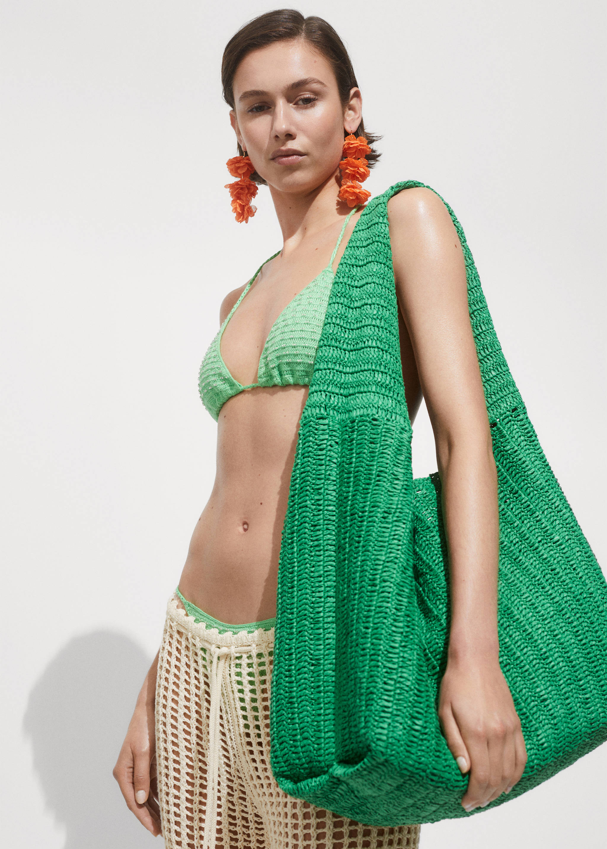 Opengewerkte gebreide broek - Detail van het artikel 2