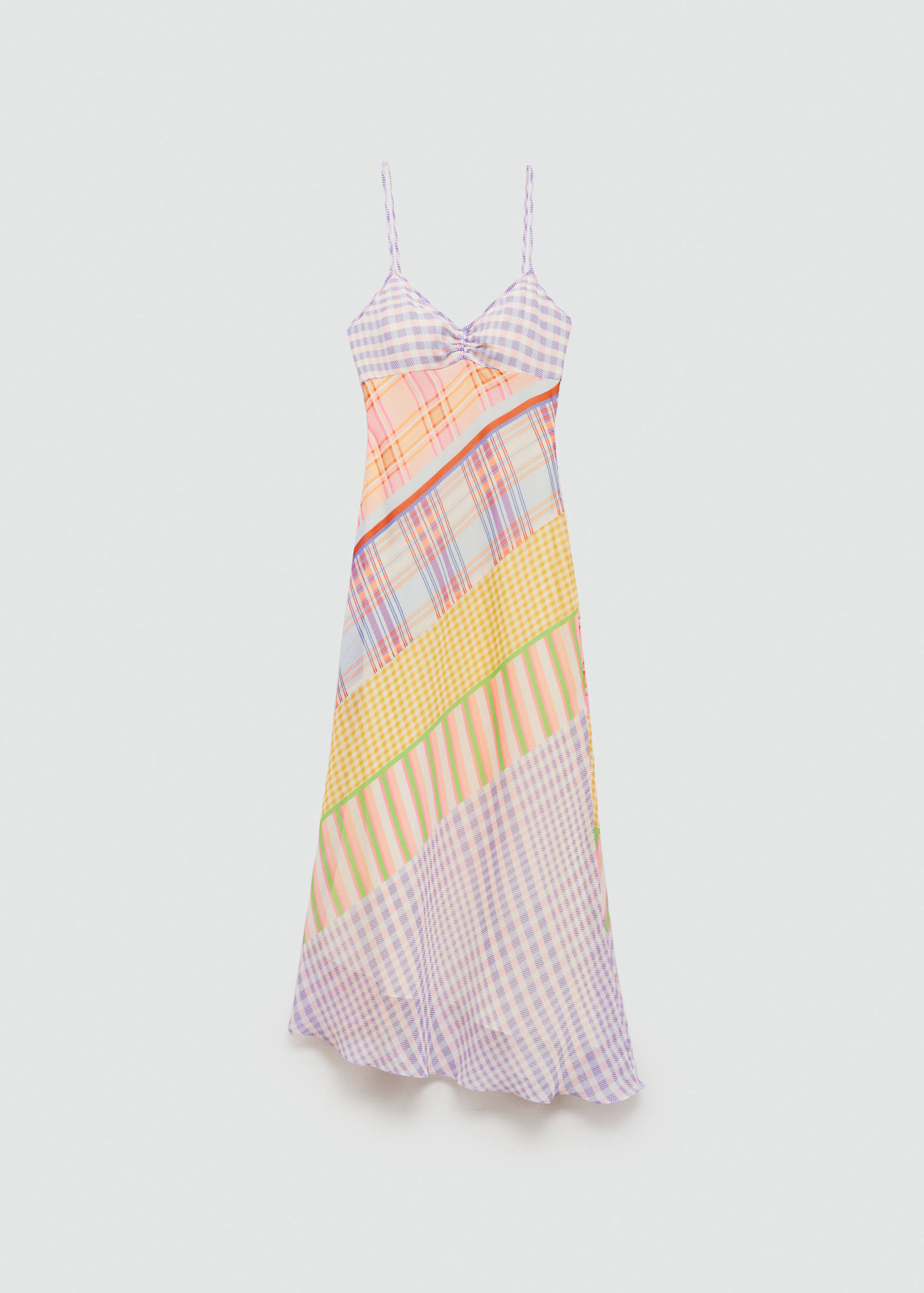 Printed strap dress - Article without model