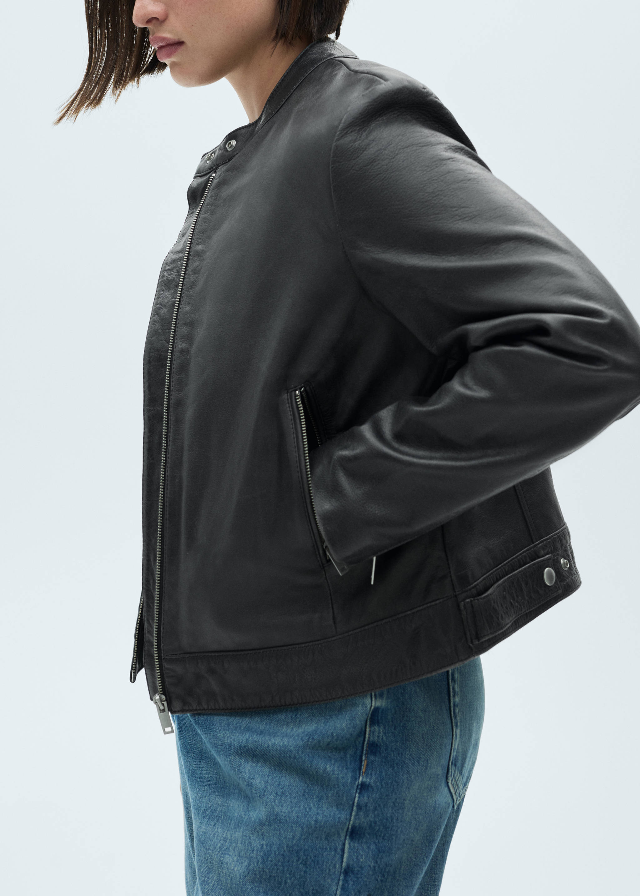 100% leather jacket - Details of the article 4