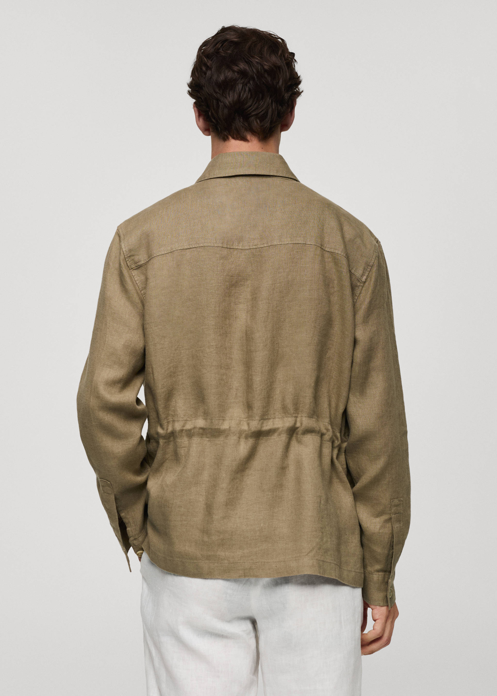 Sobrecamisa 100% lli butxaques - Revers de l'article