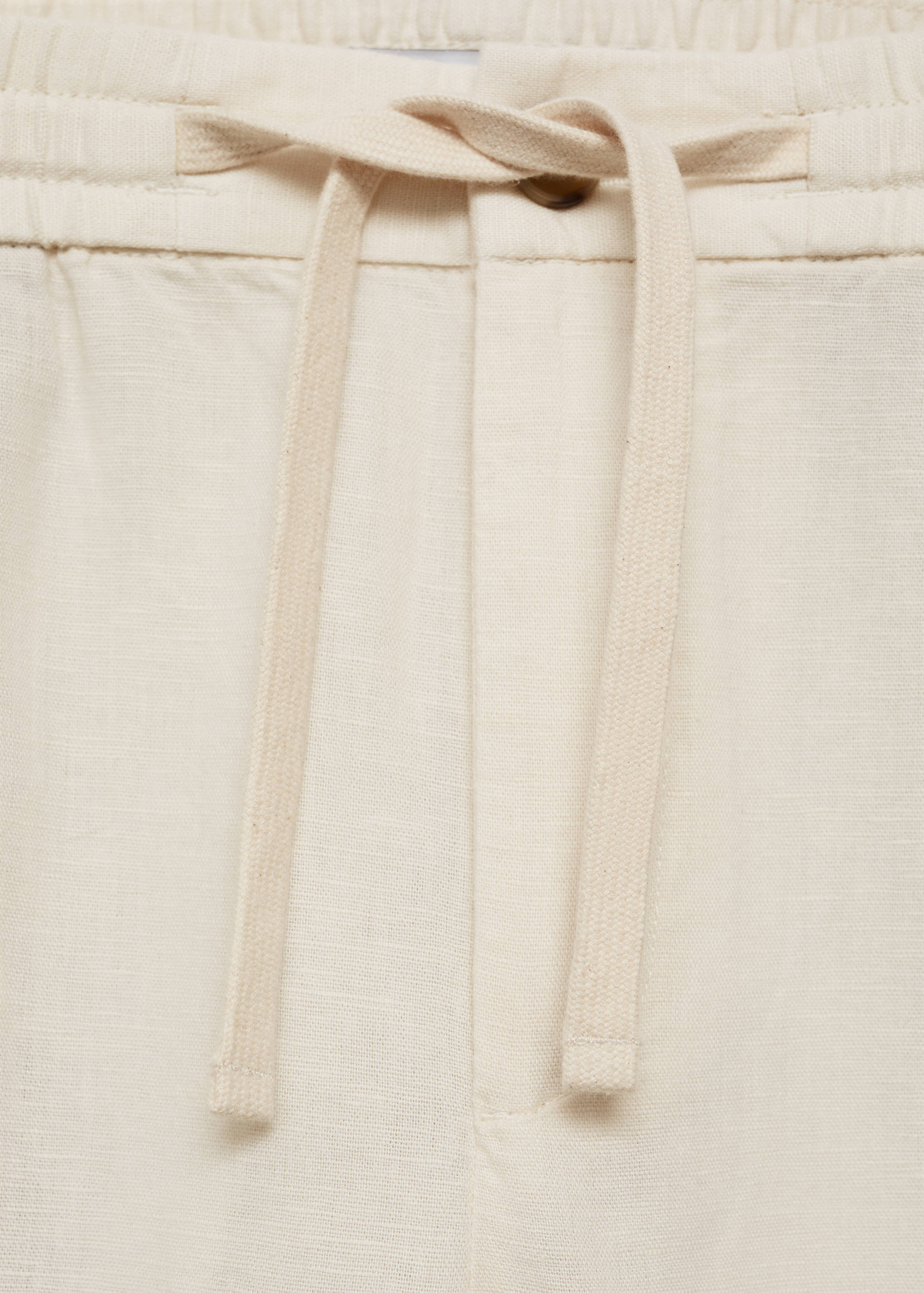 Slim-fit trousers with drawstring - Details of the article 8
