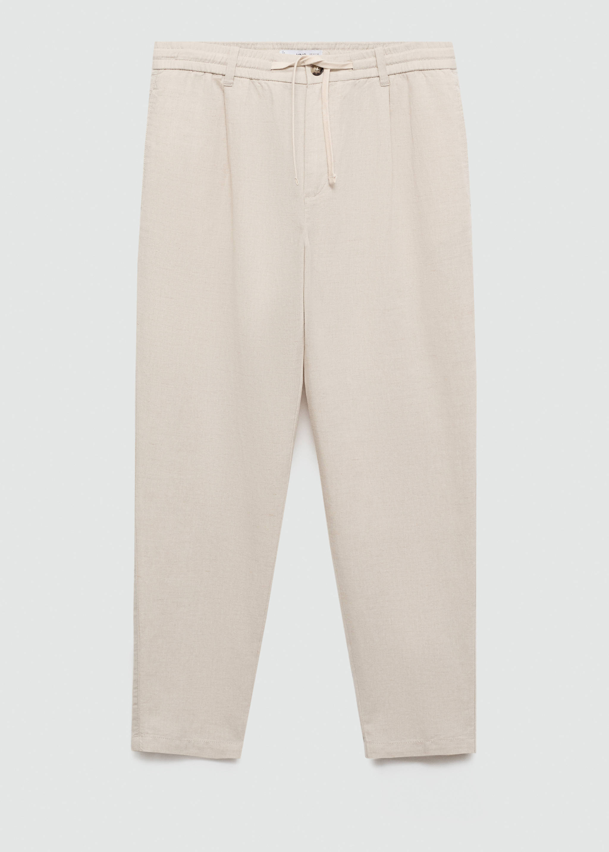 Slim-fit trousers with drawstring - Article without model