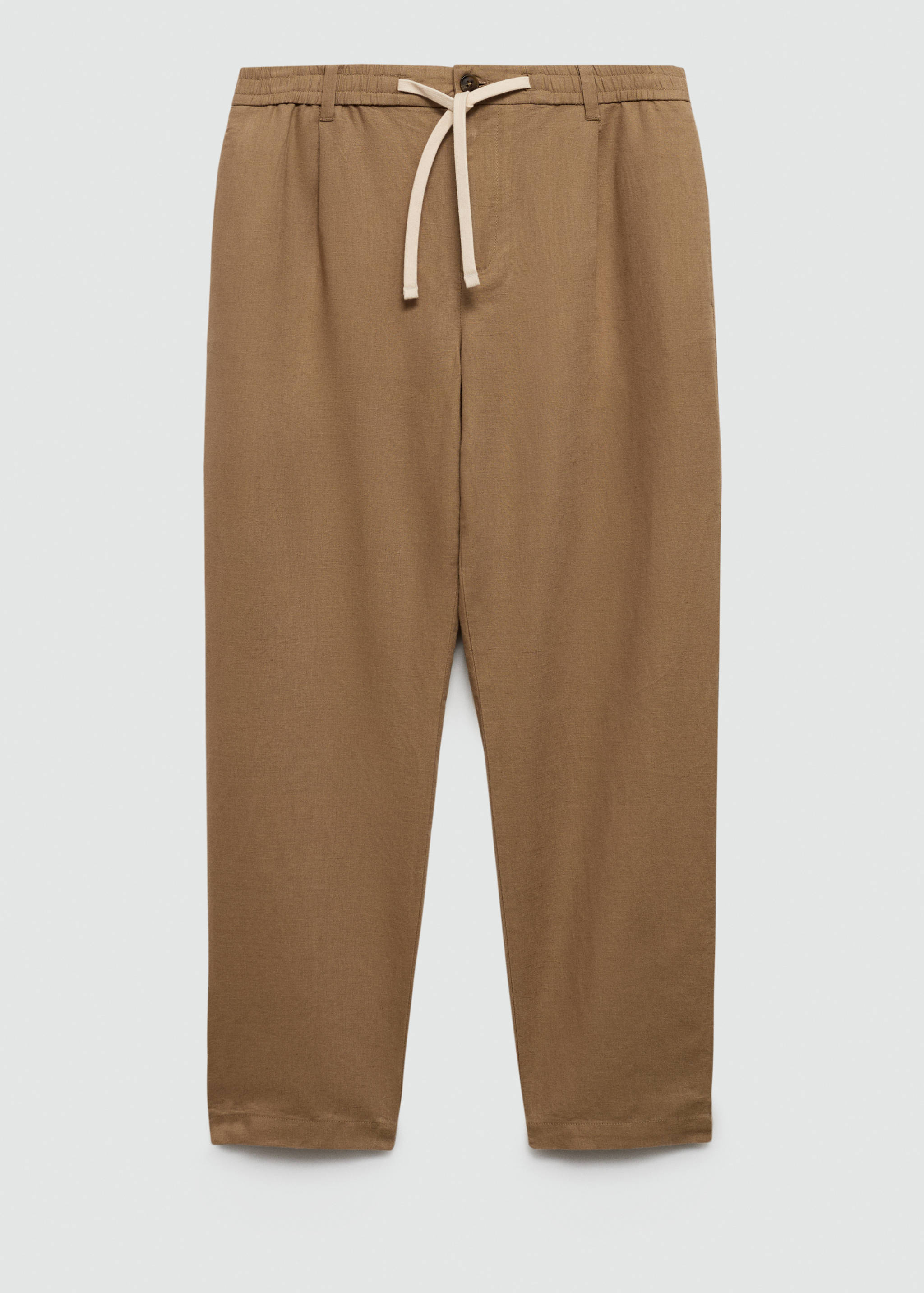 Slim-fit trousers with drawstring - Article without model