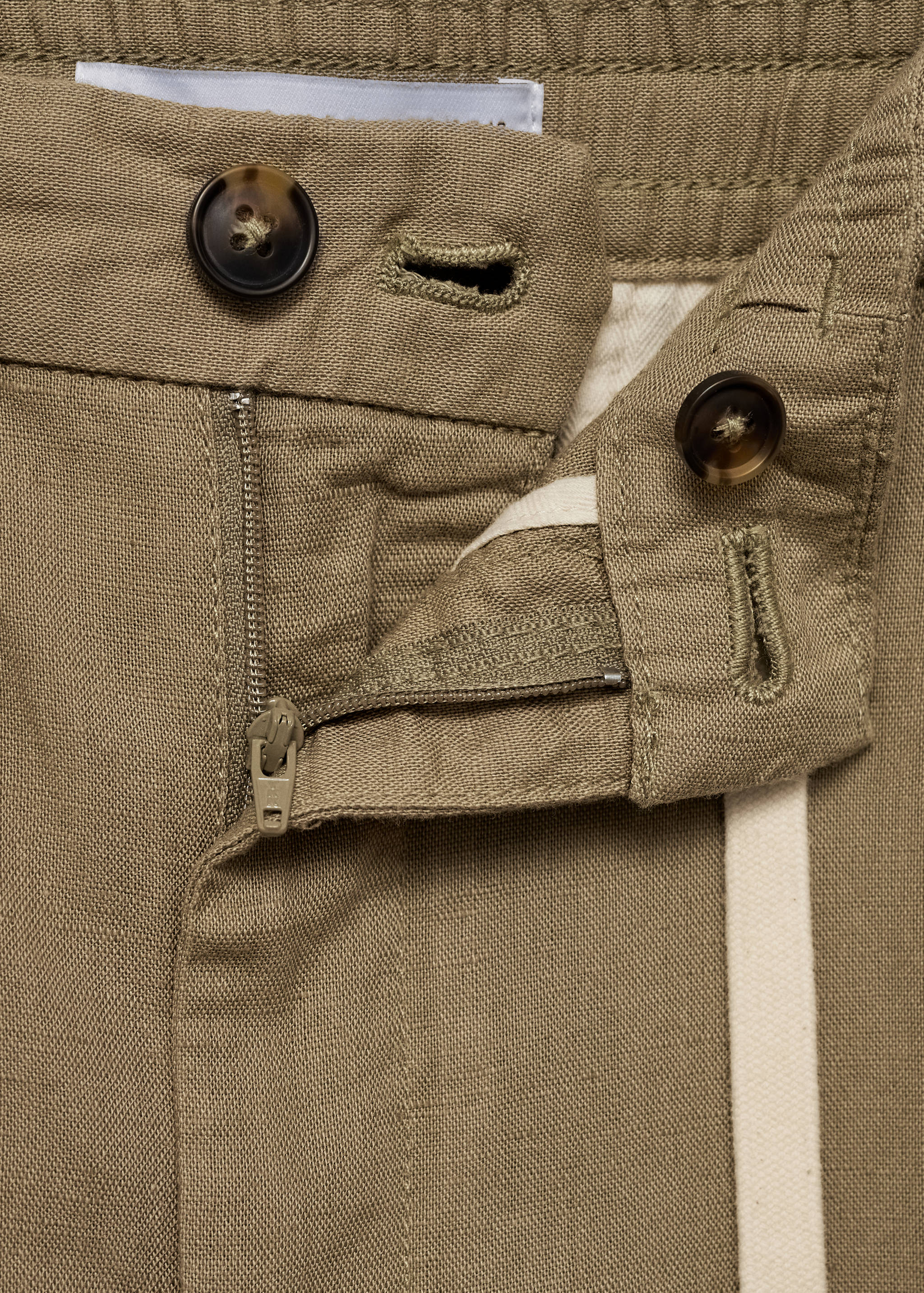 Slim-fit trousers with drawstring - Details of the article 8