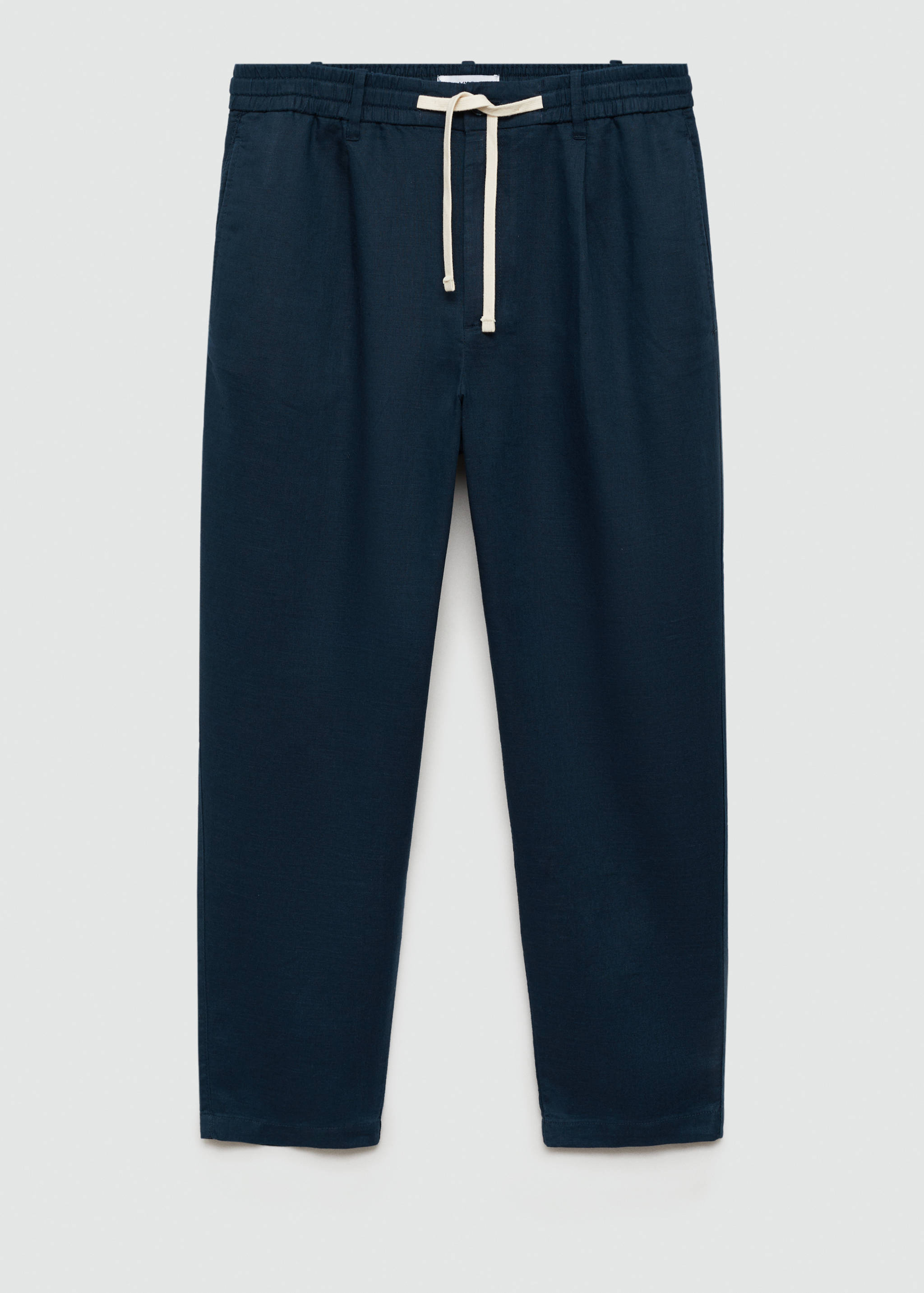 Slim-fit trousers with drawstring - Article without model