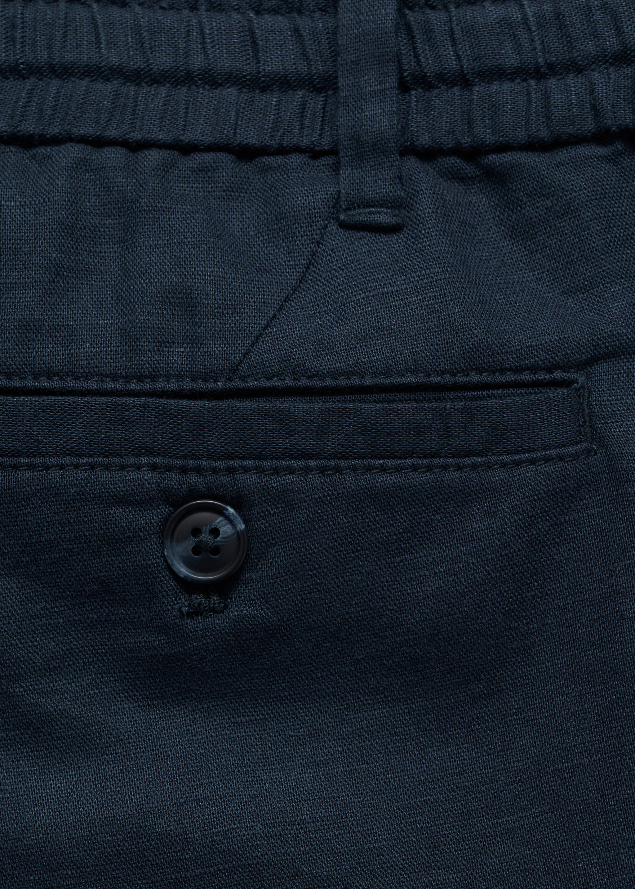 Slim-fit trousers with drawstring - Details of the article 8