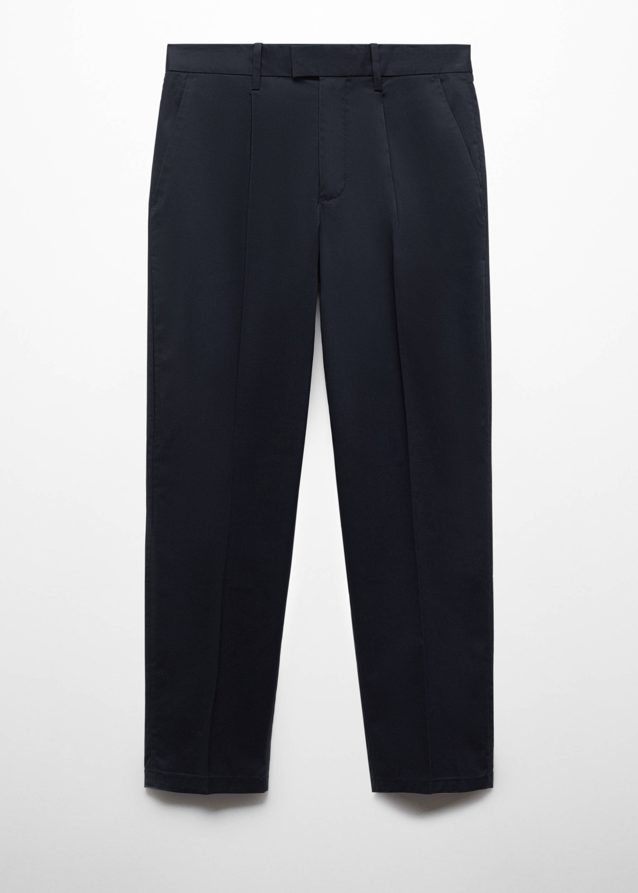 Pantalón algodón slim fit pinzas - Artículo sin modelo