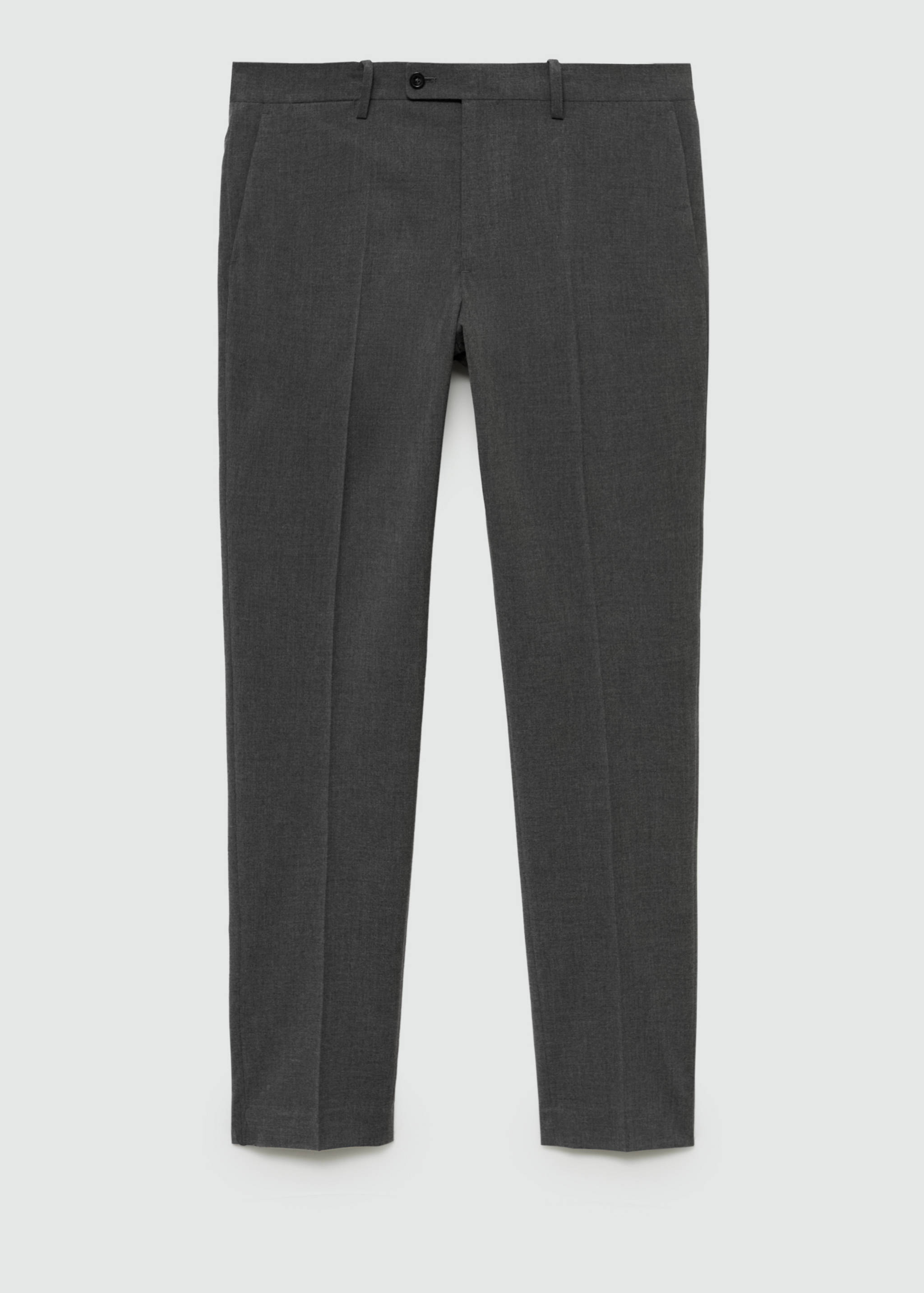 Stretch-fabric slim-fit suit trousers - Article without model