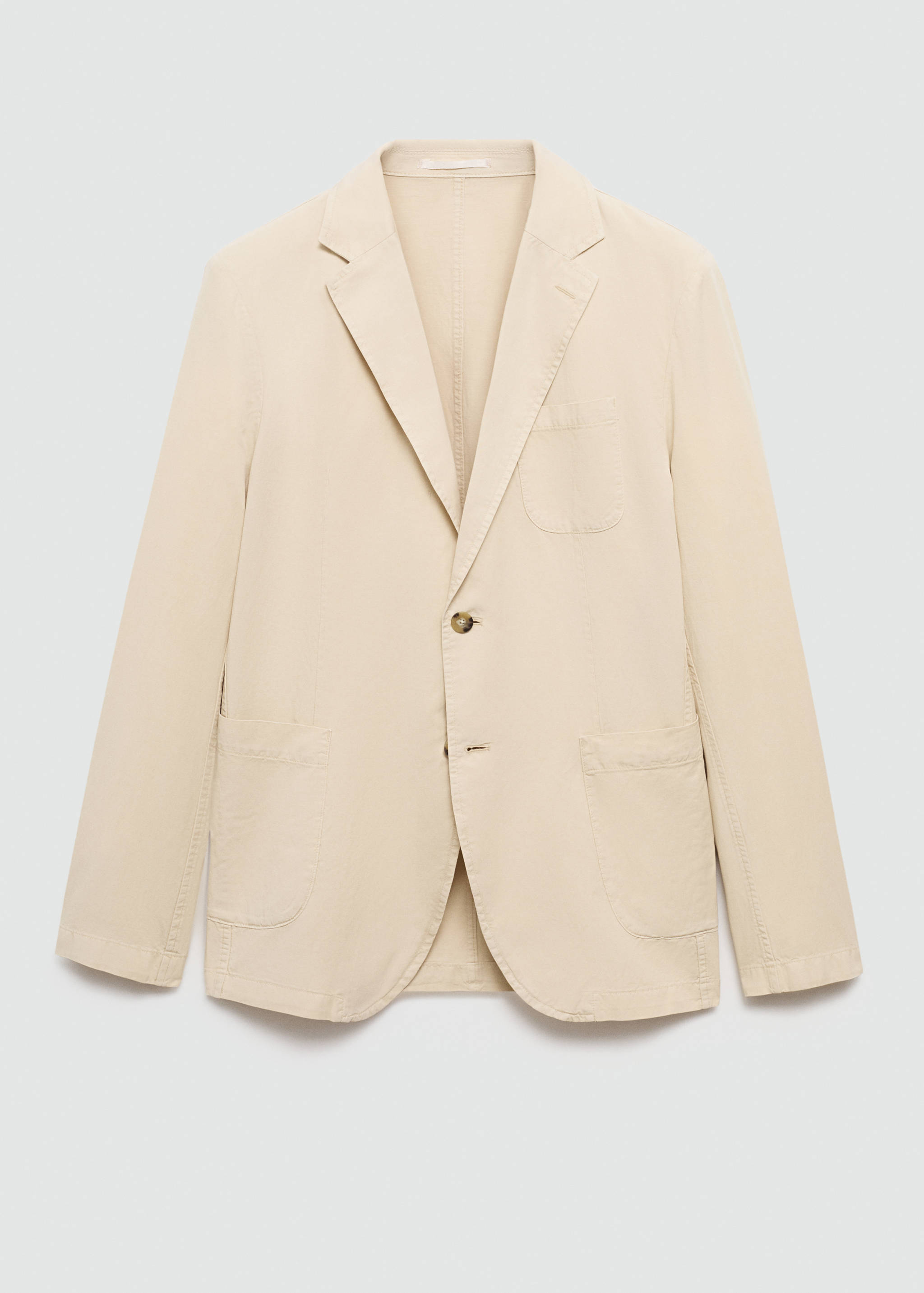 Americana lino algodón efecto lavado - Artículo sin modelo