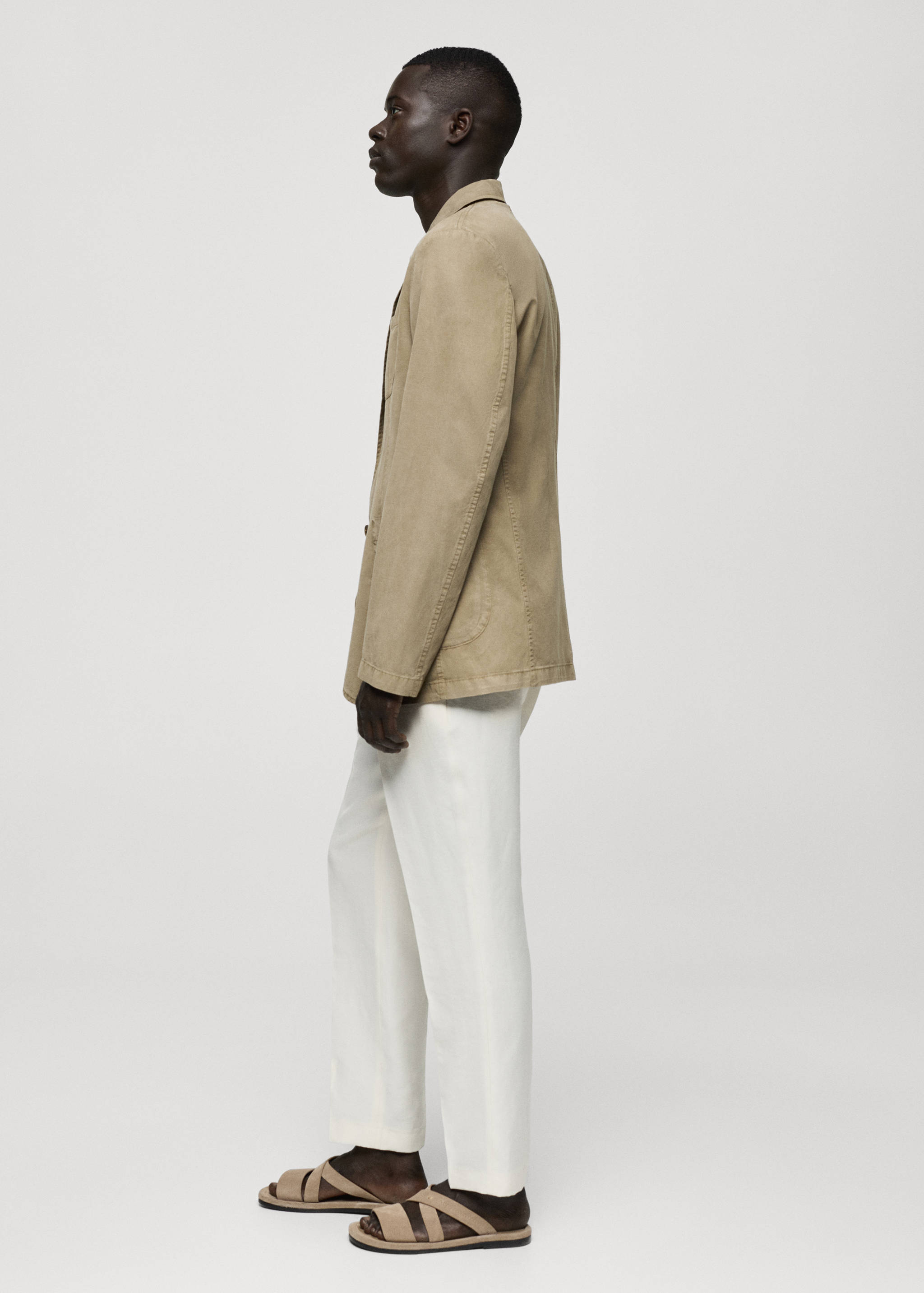 Americana lino algodón efecto lavado - Detalle del artículo 2