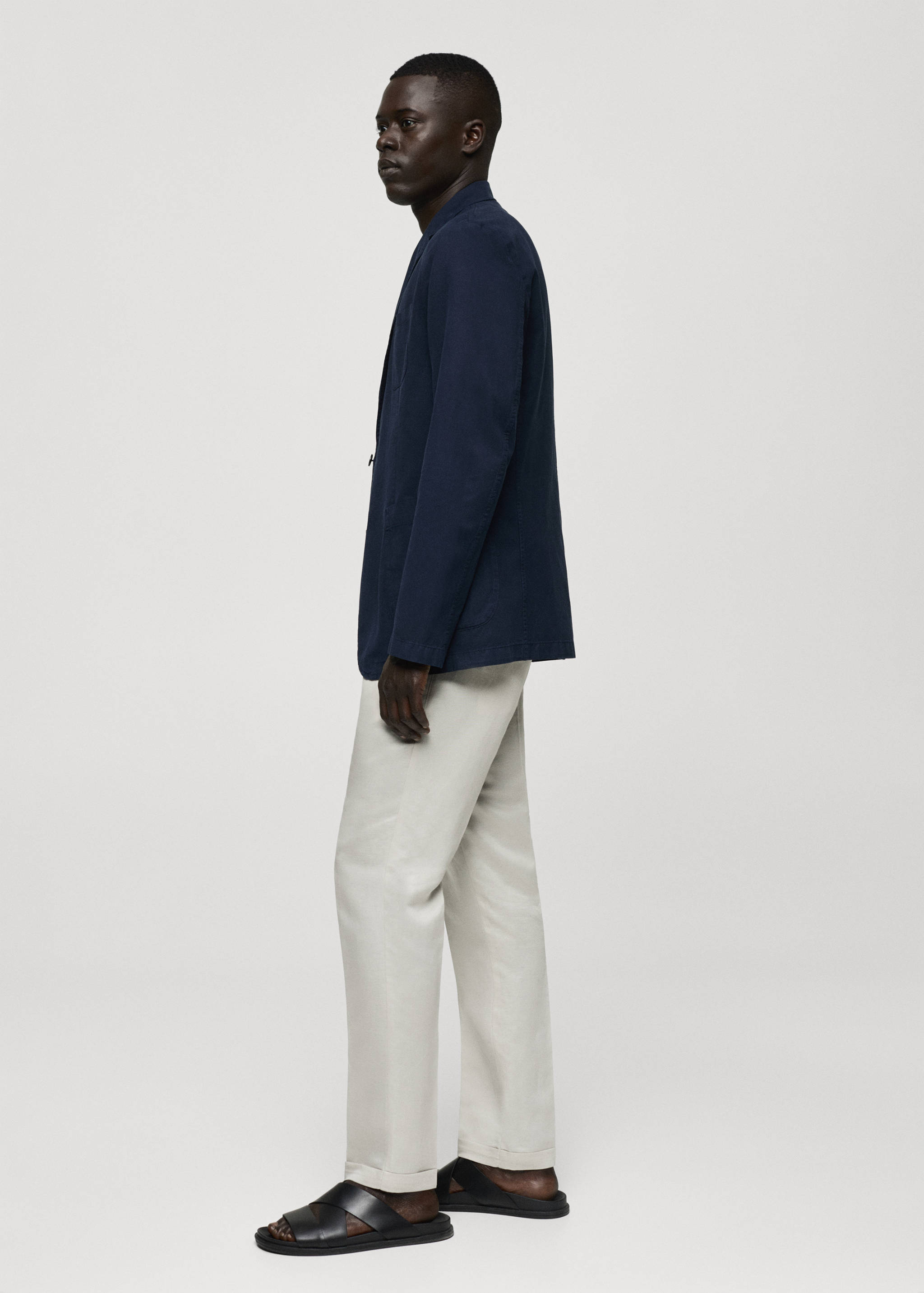 Americana lino algodón efecto lavado - Detalle del artículo 2