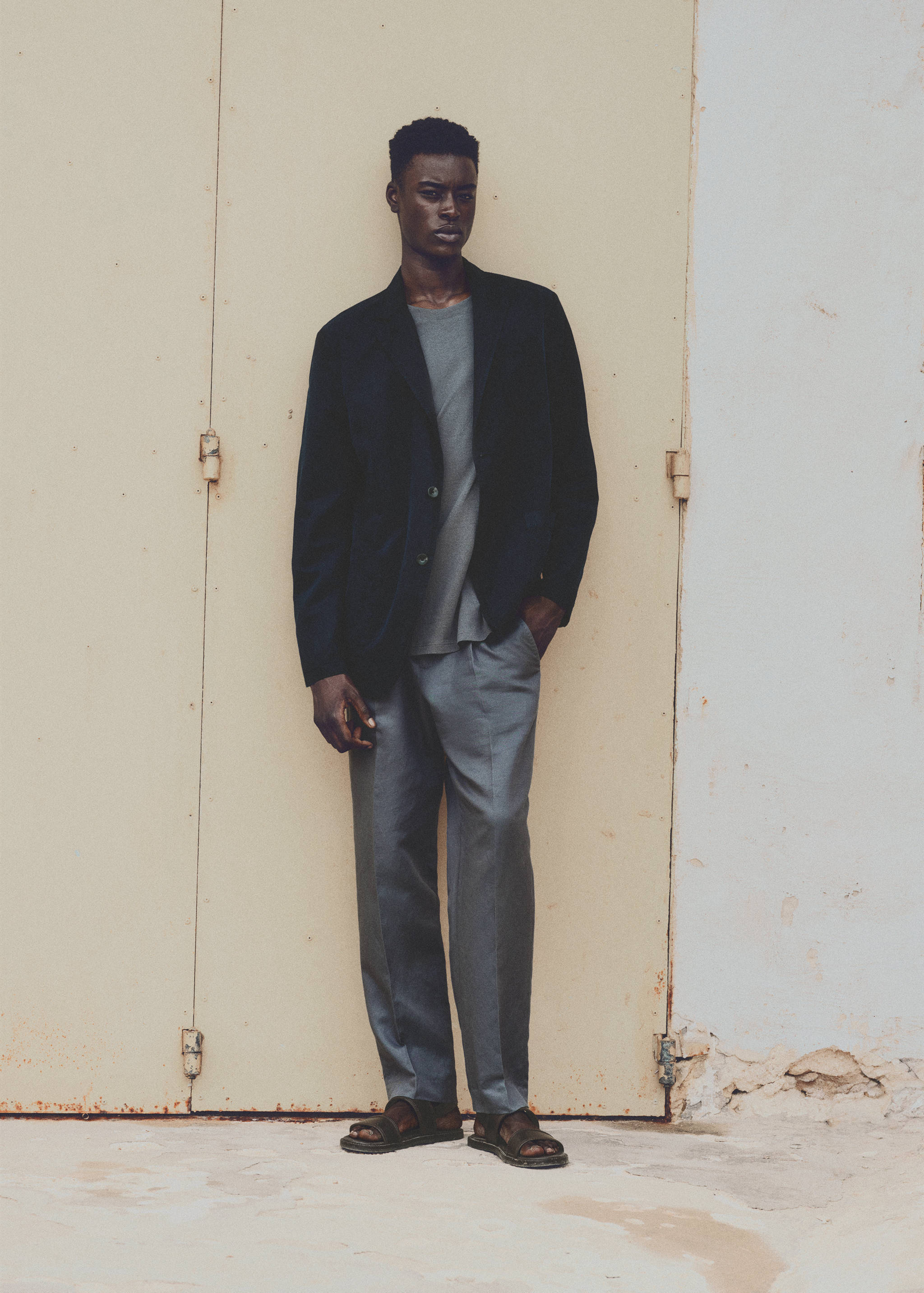 Americana lino algodón efecto lavado - Detalle del artículo 5