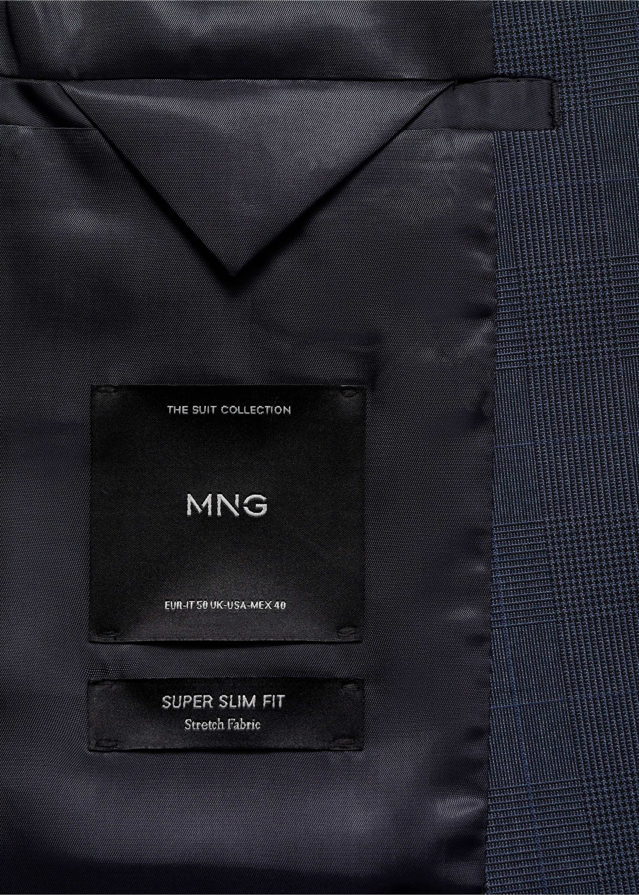 Veste costume París super slim-fit - Détail de l'article 0, Bleu indigo. Ref: 77010577-00.