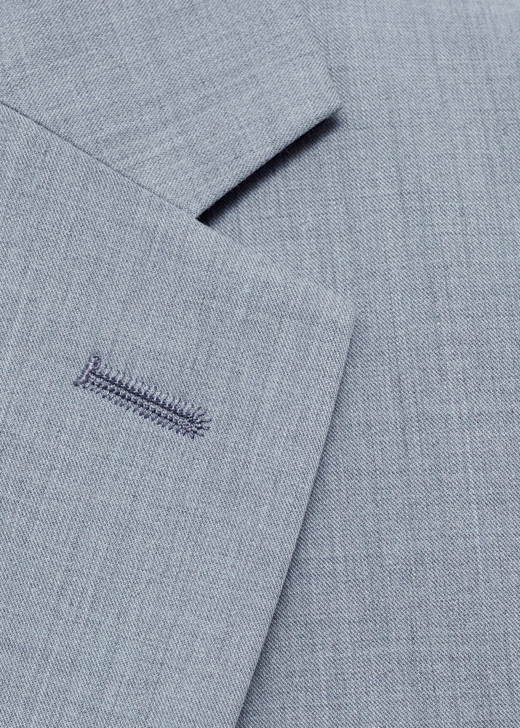 Super slim-fit suit jacket in stretch fabric - Details of the article 8