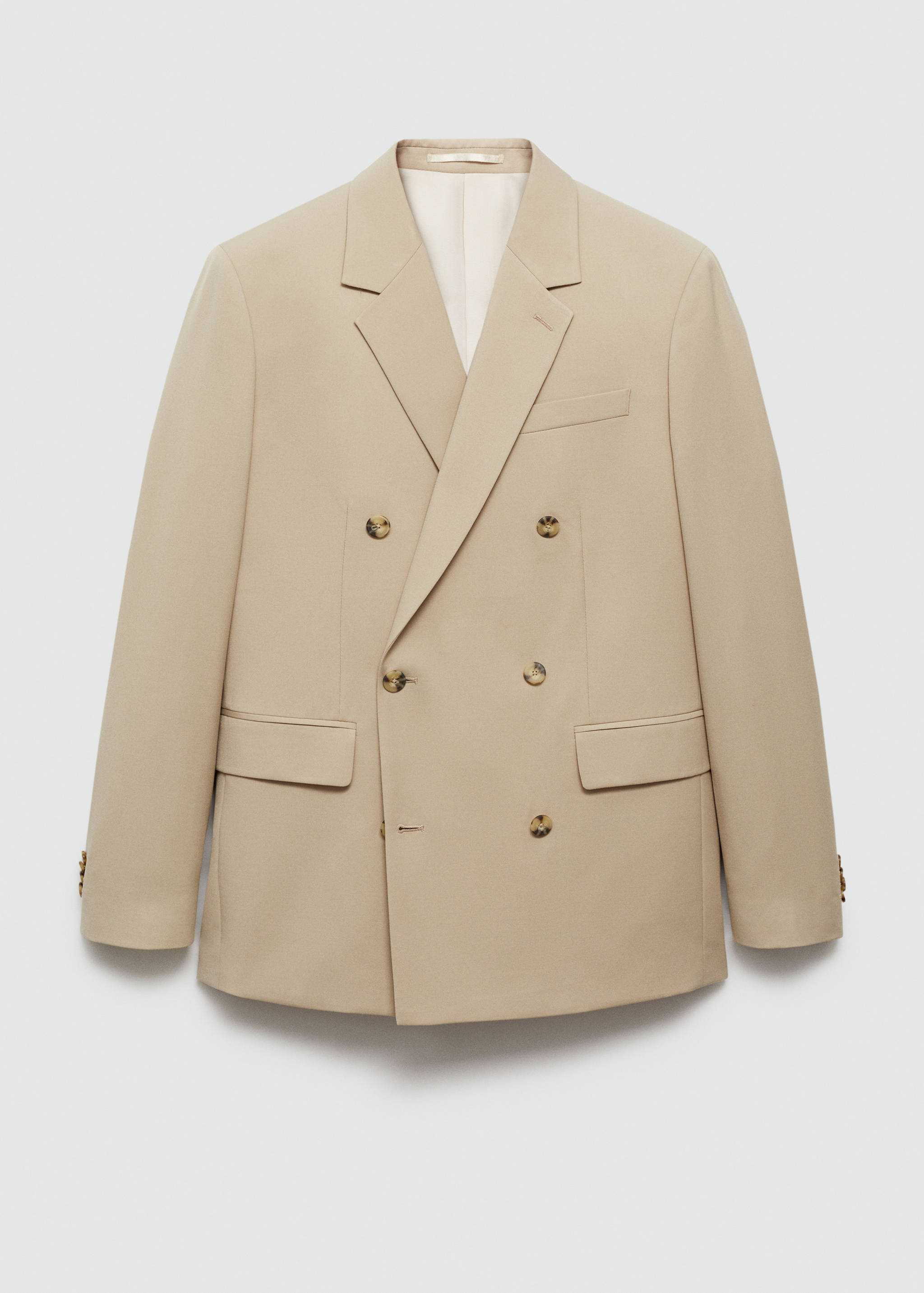 Double-breasted regular-fit suit jacket - Article without model