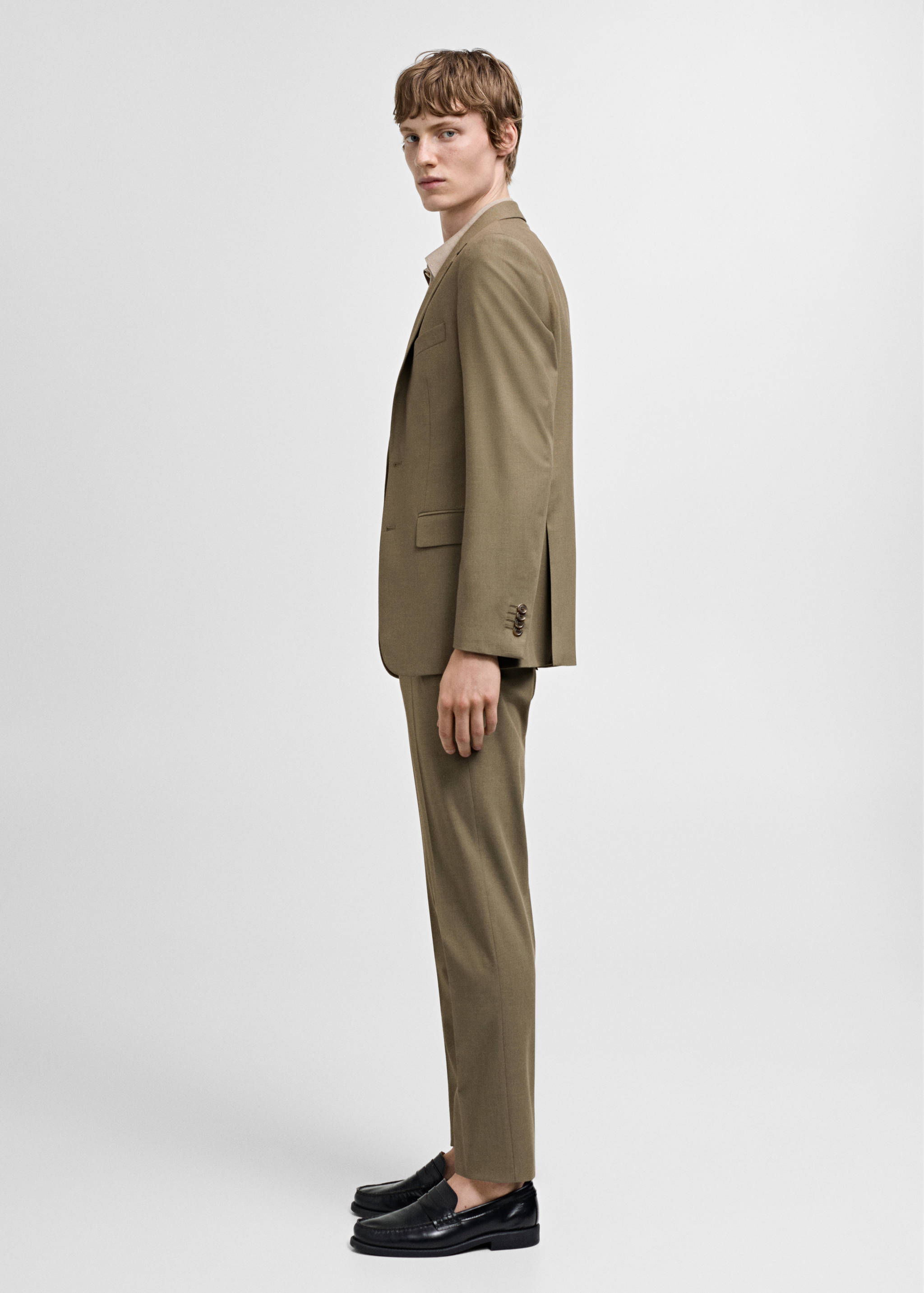 Slim Fit-Anzugjacke aus Comfort-Stretch-Gewebe - Detail des Artikels 2