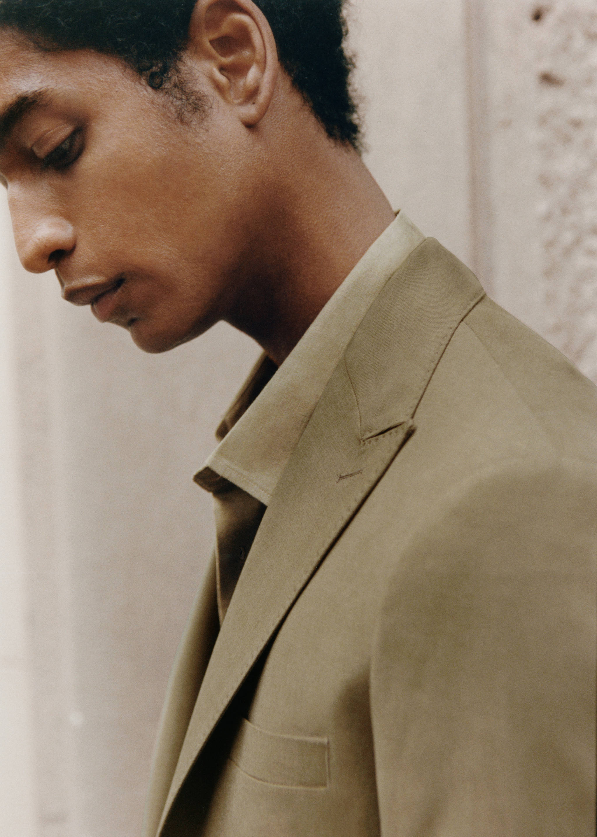 Slim-fit Tencel™ blend suit jacket - Details of the article 9