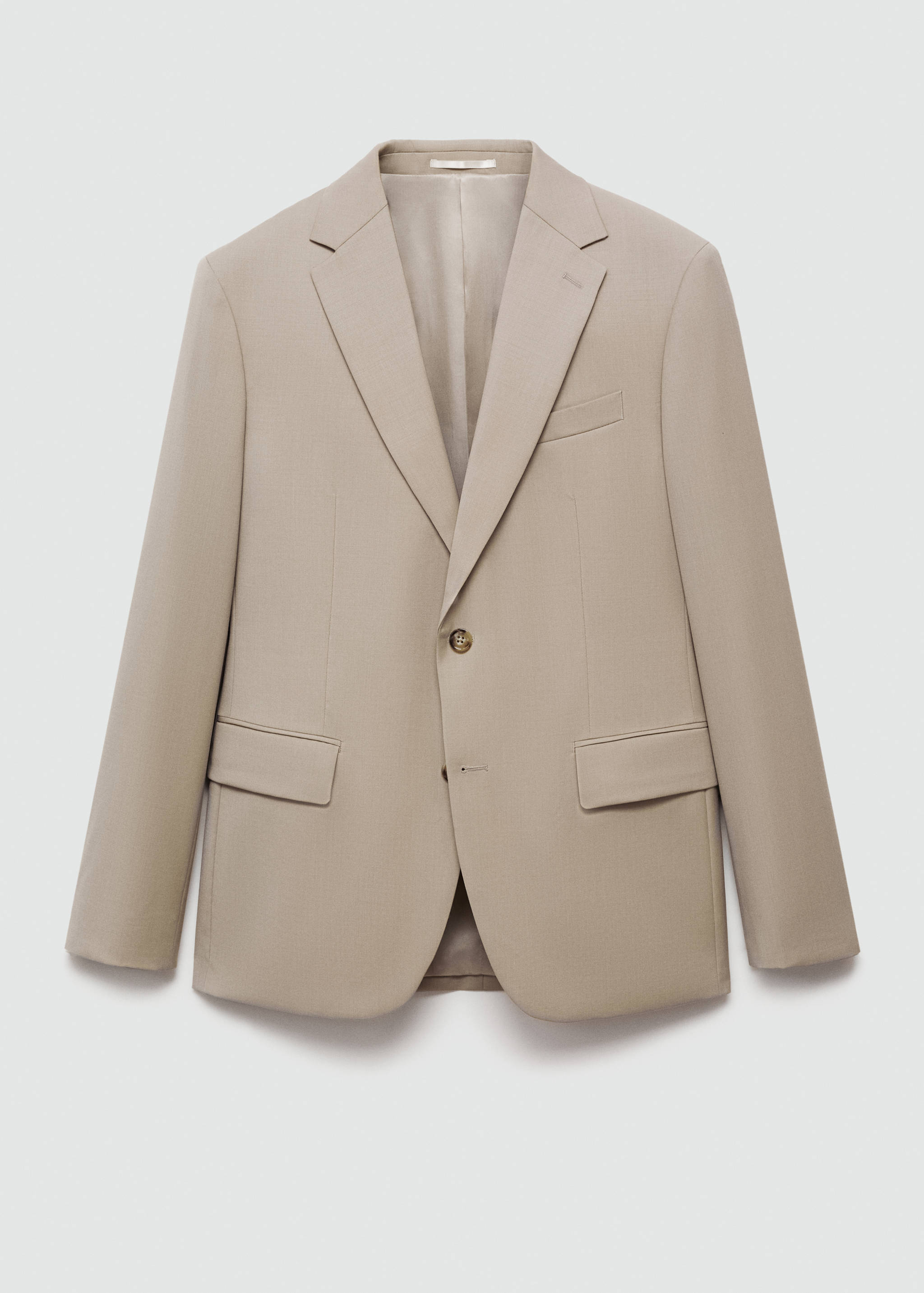 100% virgin wool slim-fit suit jacket - Article without model