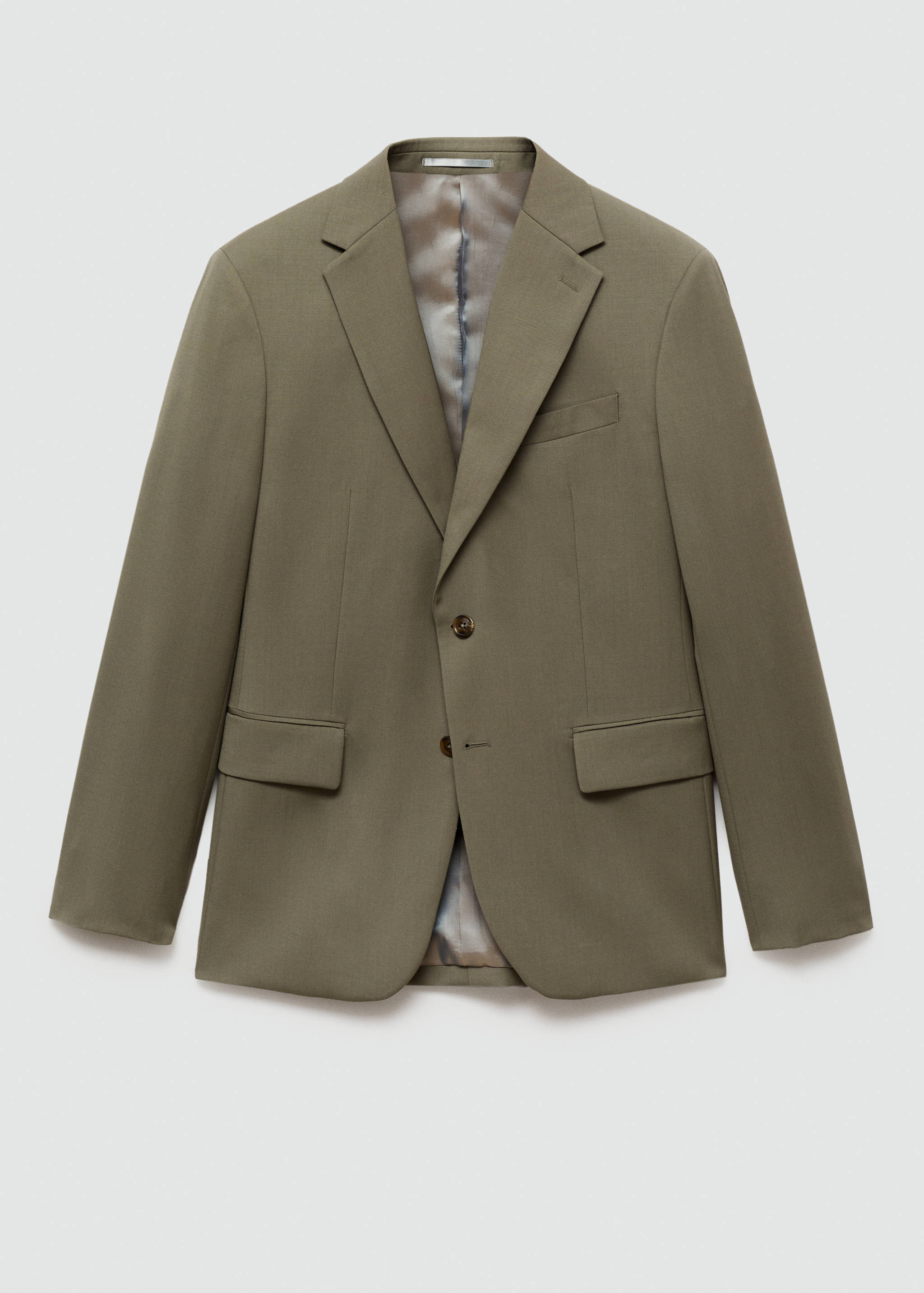 100% virgin wool slim-fit suit jacket - Article without model
