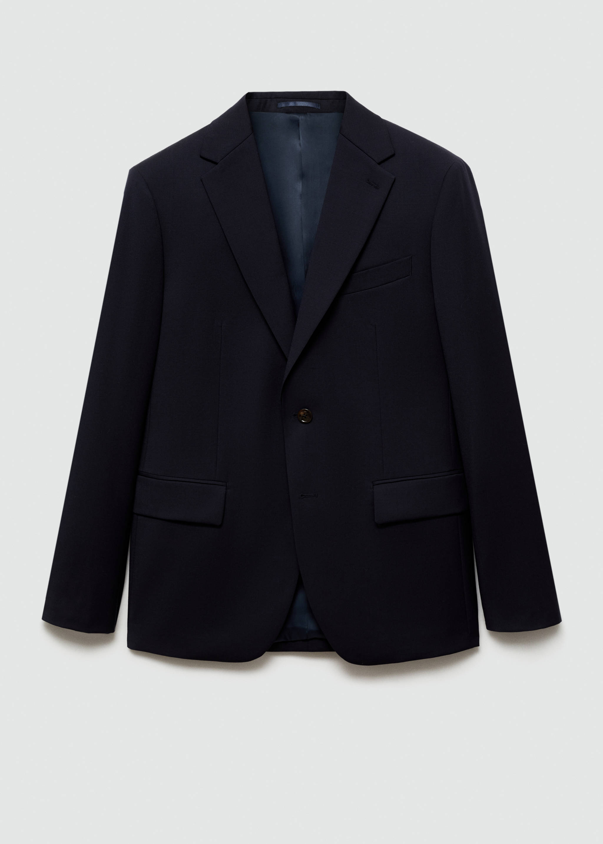 100% virgin wool slim-fit suit jacket - Article without model