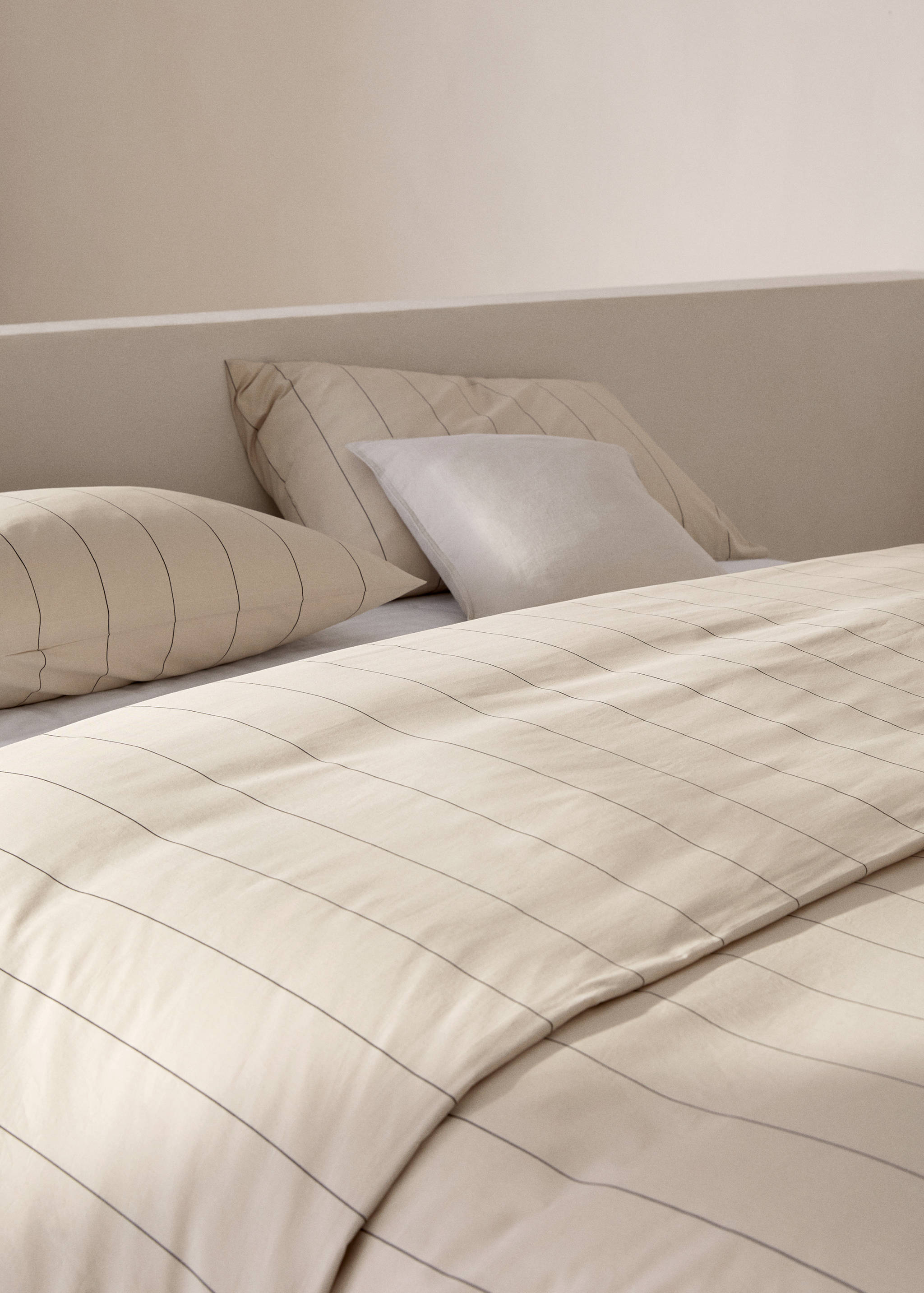 Gestreifter Bettbezug aus 100 % Baumwolle für 90 cm Bett - Detail des Artikels 7