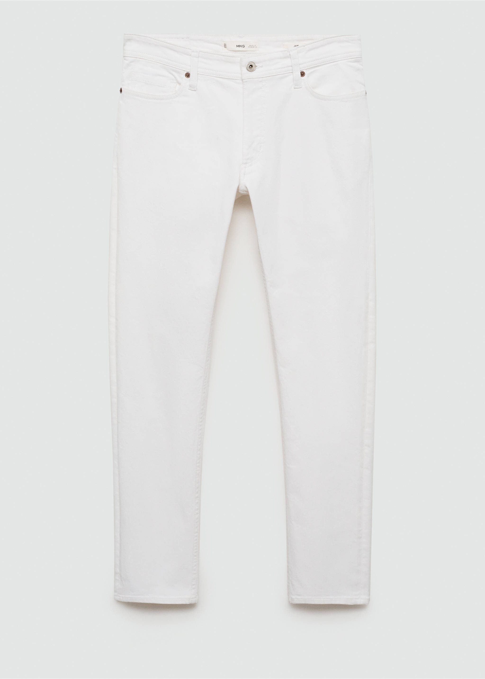 Blugi Jan slim fit - Articol fără model, Alb. Ref: 77010597-00.