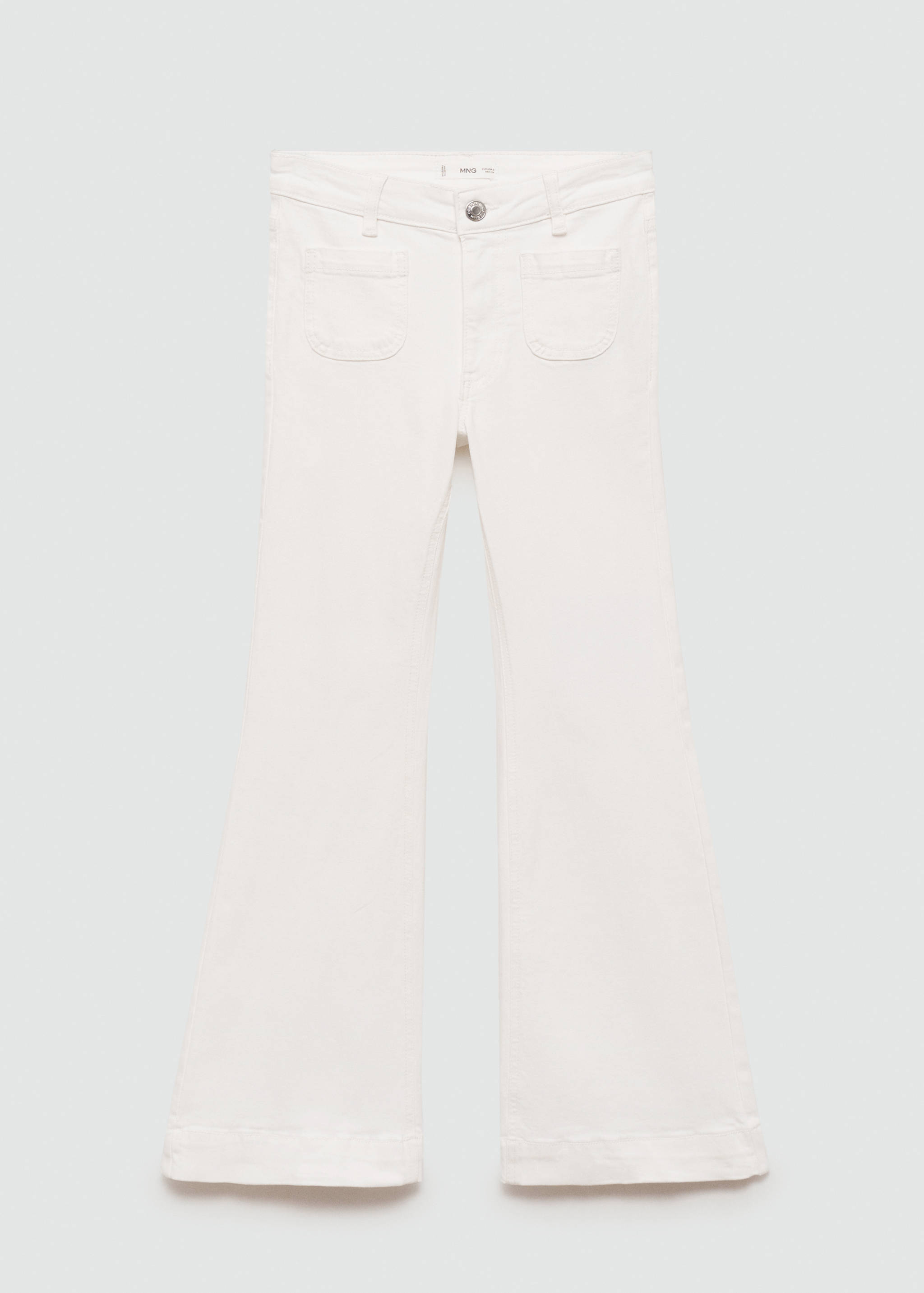 Flared jeans with pocket - Article without model