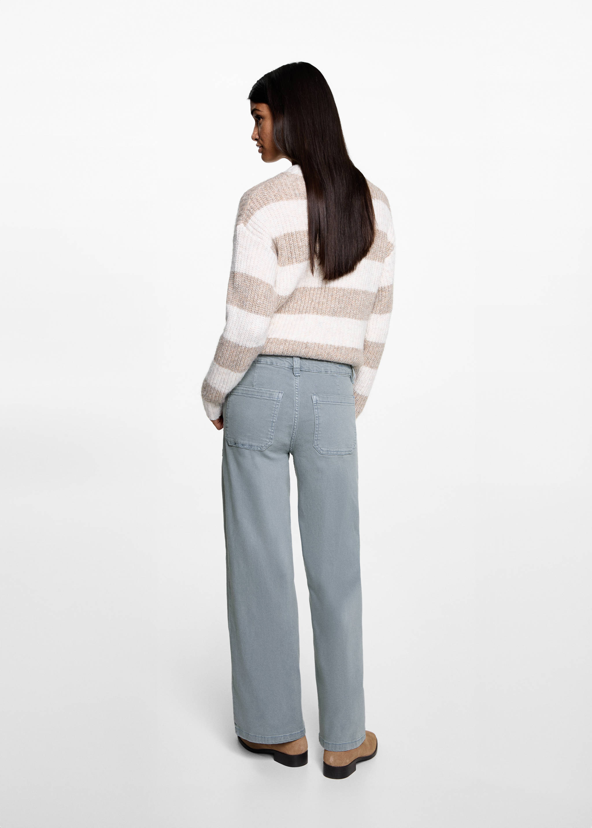 Pantalón culotte bolsillos - Reverso del artículo